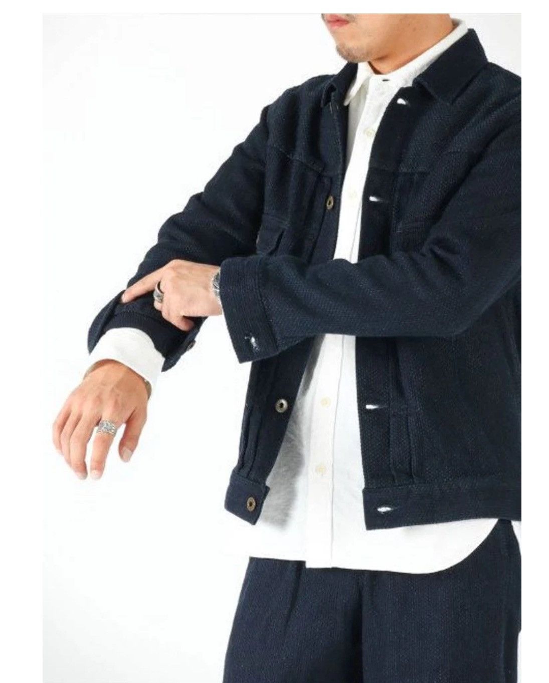 Japan Blue Type II Sashiko Jacket Japan Blue Denim Size US S / EU 44-46 / 1 - 9 Thumbnail
