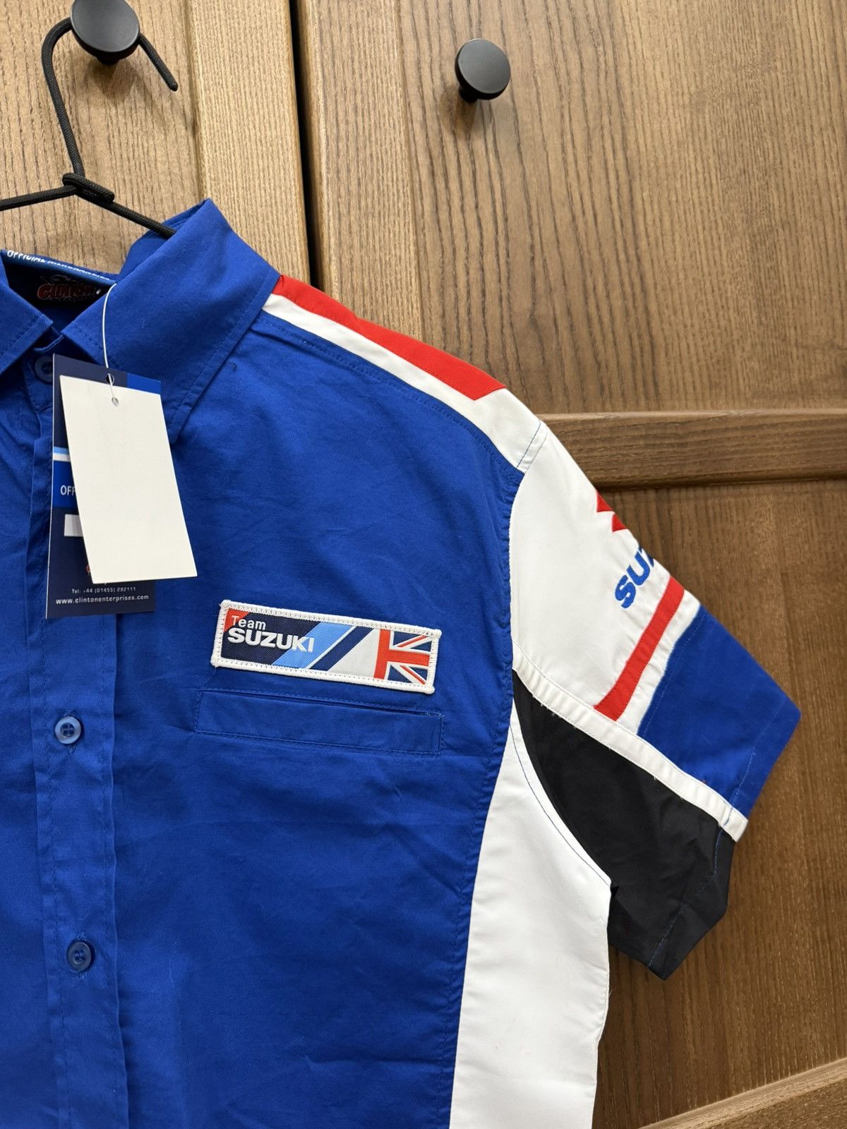 Formula 1 Suzuki Team Official Merchandise Blue Button Up Racing Shirt Size US S / EU 44-46 / 1 - 4 Thumbnail