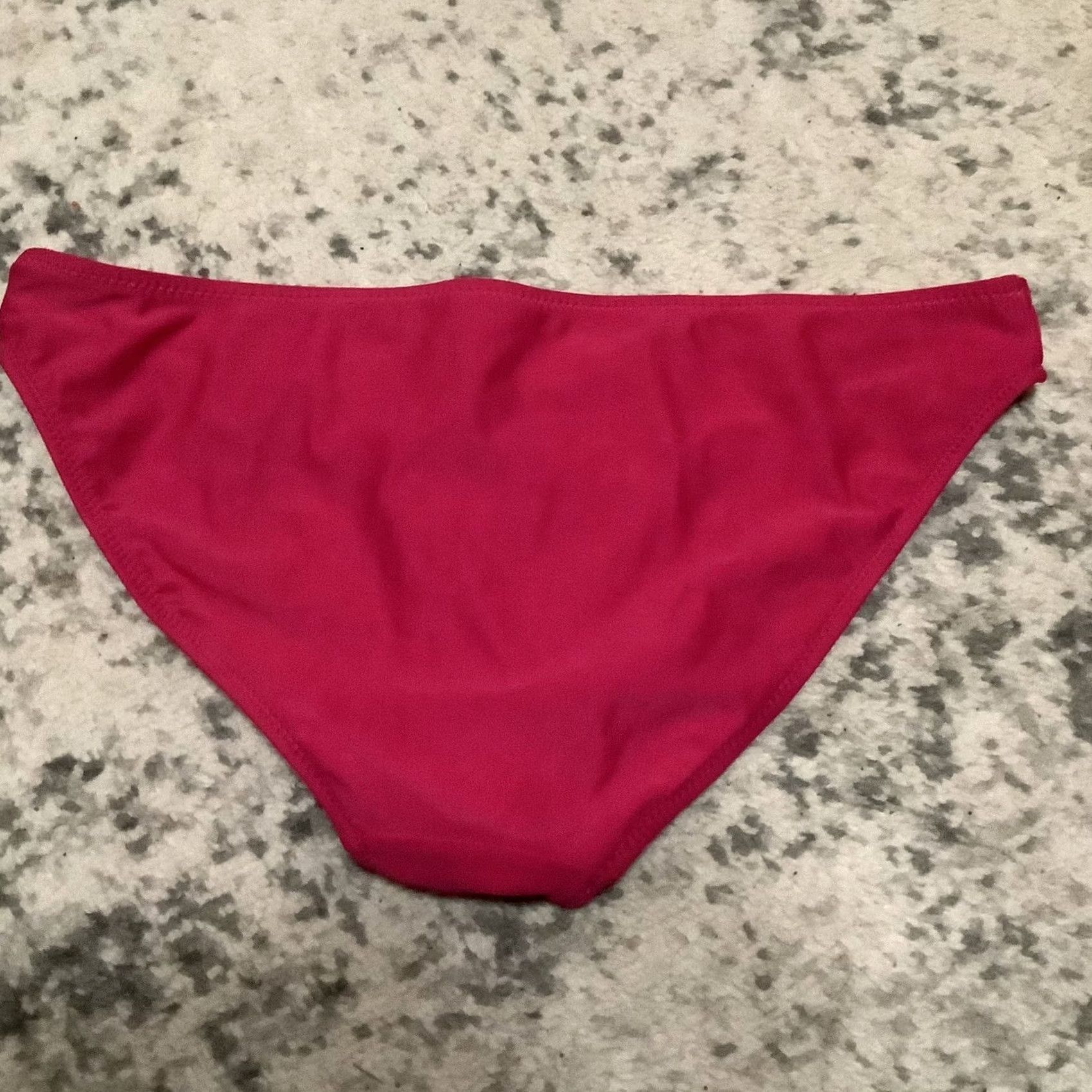 Old Navy Old Navy Bikini Bottom Pink M Women Regular Bottom Nylon Polyester Spandex Swim Solid Shells Vintage No Size 32" / US 10 / IT 46 - 3 Thumbnail