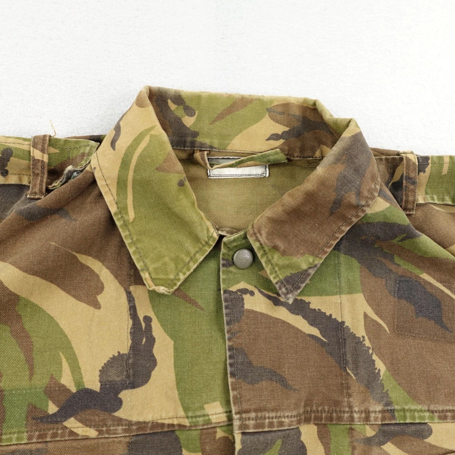 Vintage VINTAGE SEYNTEX Dutch Military Jacket Mens XL Camouflage Coat Snap Up Size US XL / EU 56 / 4 - 2 Thumbnail