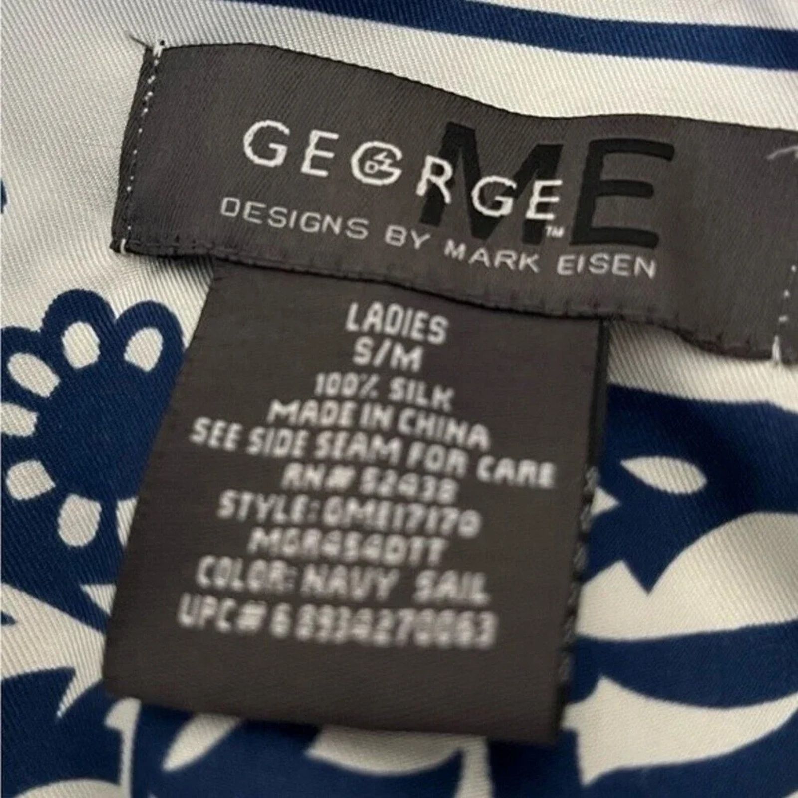 George George ME silk handkerchief top, size S/M Size L / US 10 / IT 46 - 3 Thumbnail