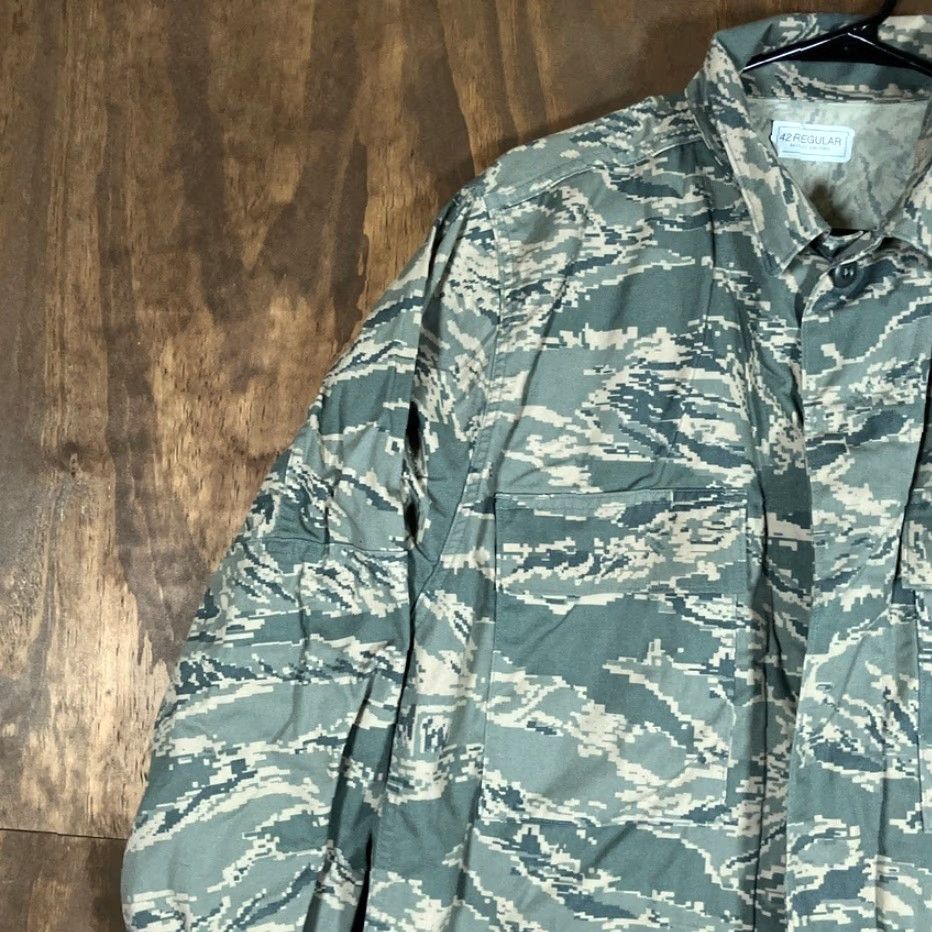 Vintage VINTAGE U.S. Air Force Airman Battle Mens Coat Green OCP Camouflage Uniform 42 Regular Size US XS / EU 42 / 0 - 4 Thumbnail