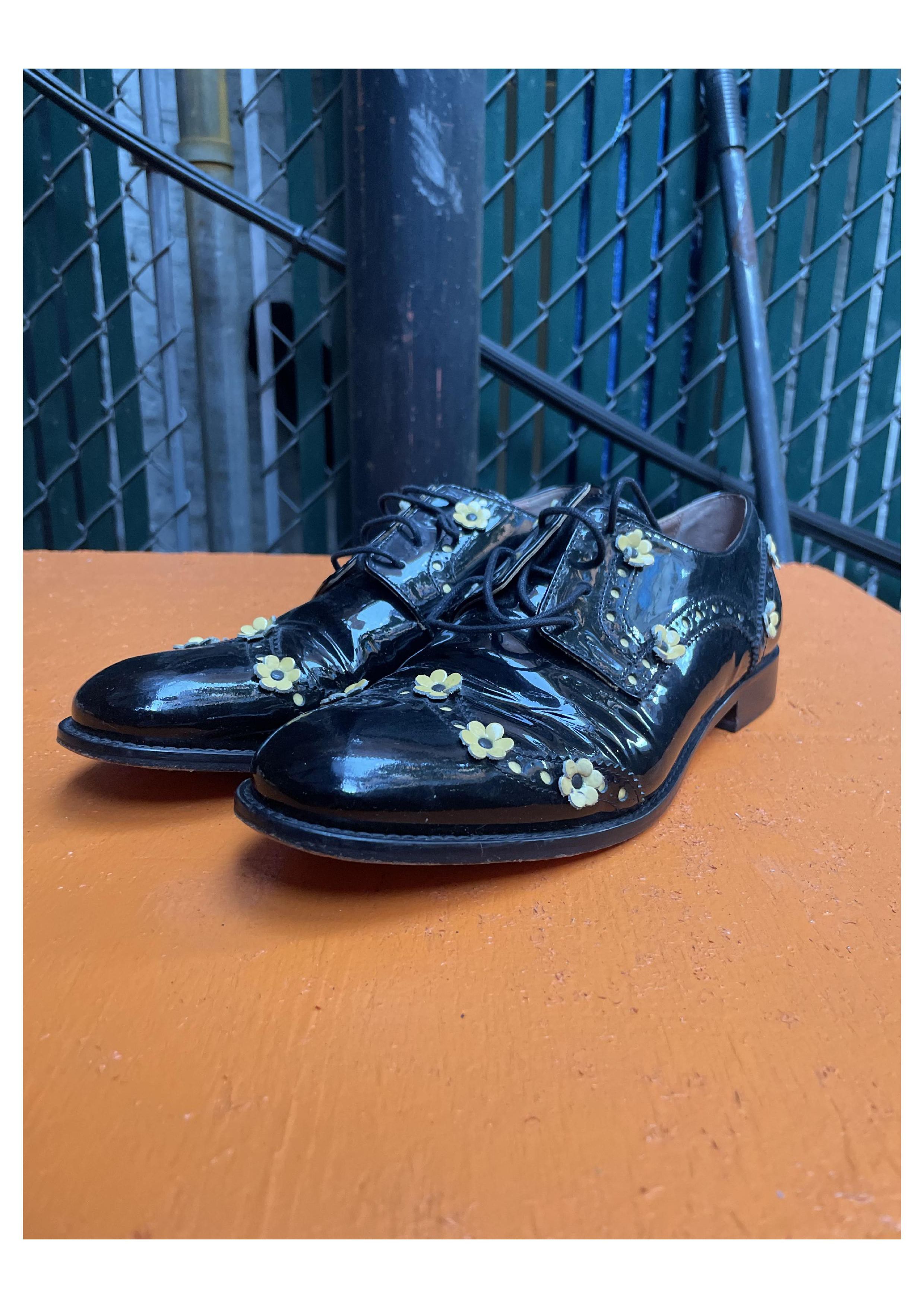David Eden Vero Cuoio Daisy Lace Up Flats Size US 9.5 / IT 39.5 - 1 Thumbnail