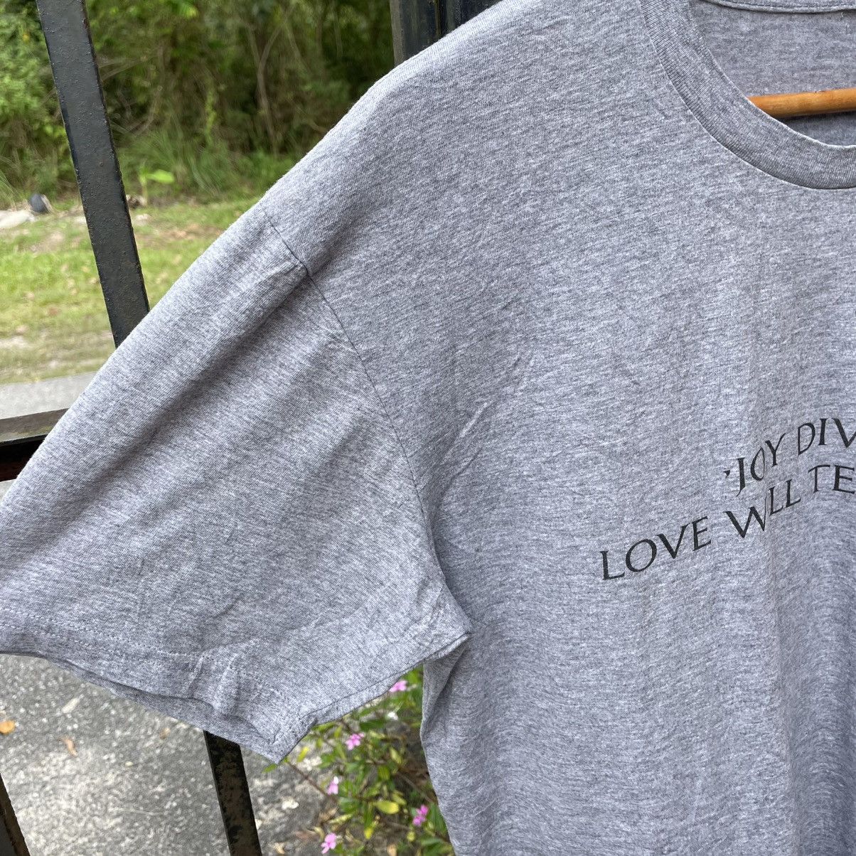 Band Tees × Joy Division × Vintage 🔥Vintage Joy Division Love Will Tear Us Apart Promo Song Tee Size US L / EU 52-54 / 3 - 7 Thumbnail