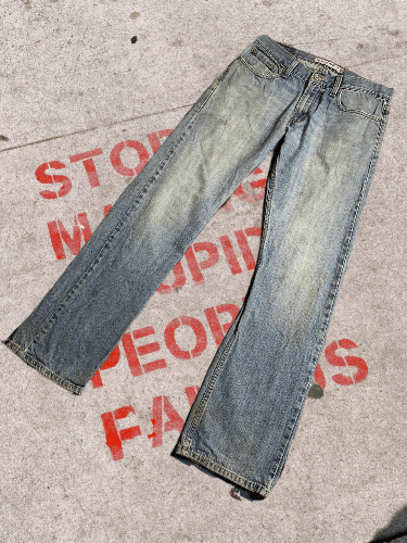 Levi's Vintage Denim Jeans Levi's 514 Button Mexico Straight Size US 32 / EU 48 - 1 Thumbnail