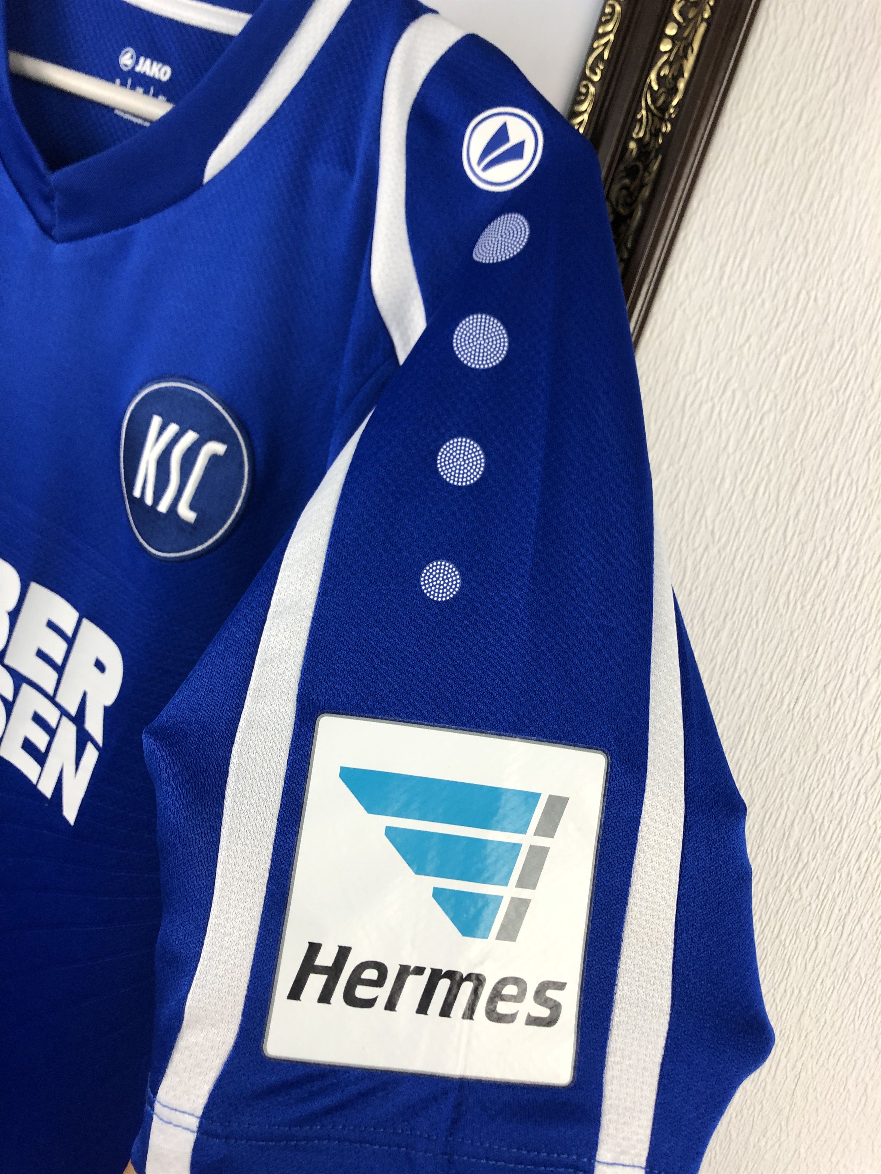Other Karlsruher shirt Soccer Jersey #20 Sallahi Match Worn Size US L / EU 52-54 / 3 - 9 Thumbnail