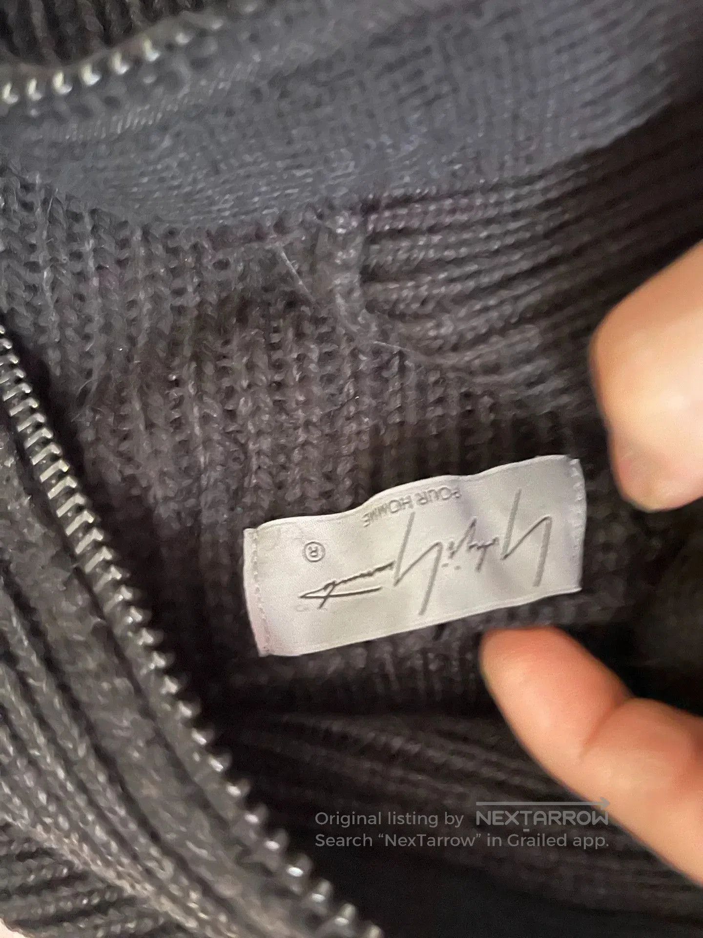 Yohji Yamamoto YOHJI YAMAMOTO Men's Wool Sweater. Size US L / EU 52-54 / 3 - 6 Thumbnail