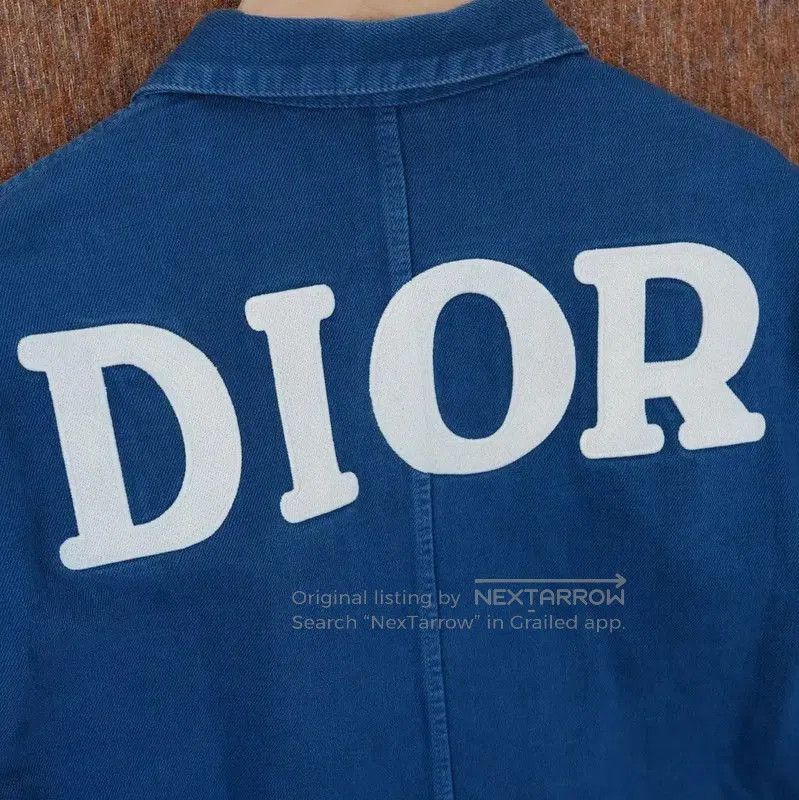 Dior Dior Blue Denim Embroidered Casual Jacket . Size US M / EU 48-50 / 2 - 4 Thumbnail