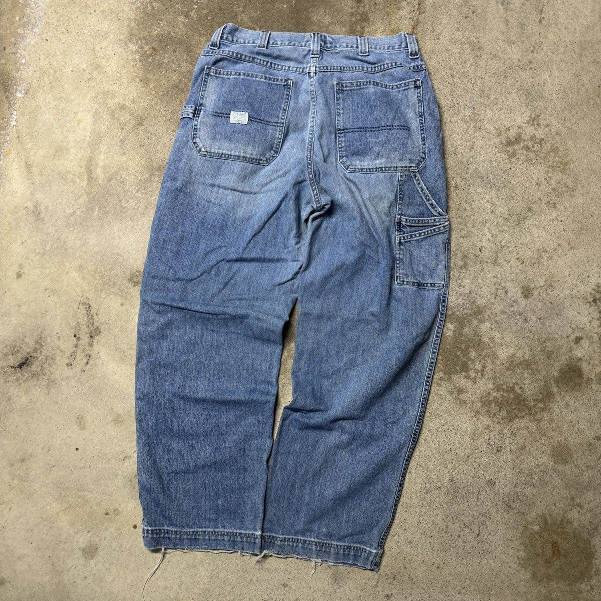 Vintage Thrashed Faded Distressed Carpenter Jeans ERD Grunge Skater Size US 34 / EU 50 - 8 Thumbnail