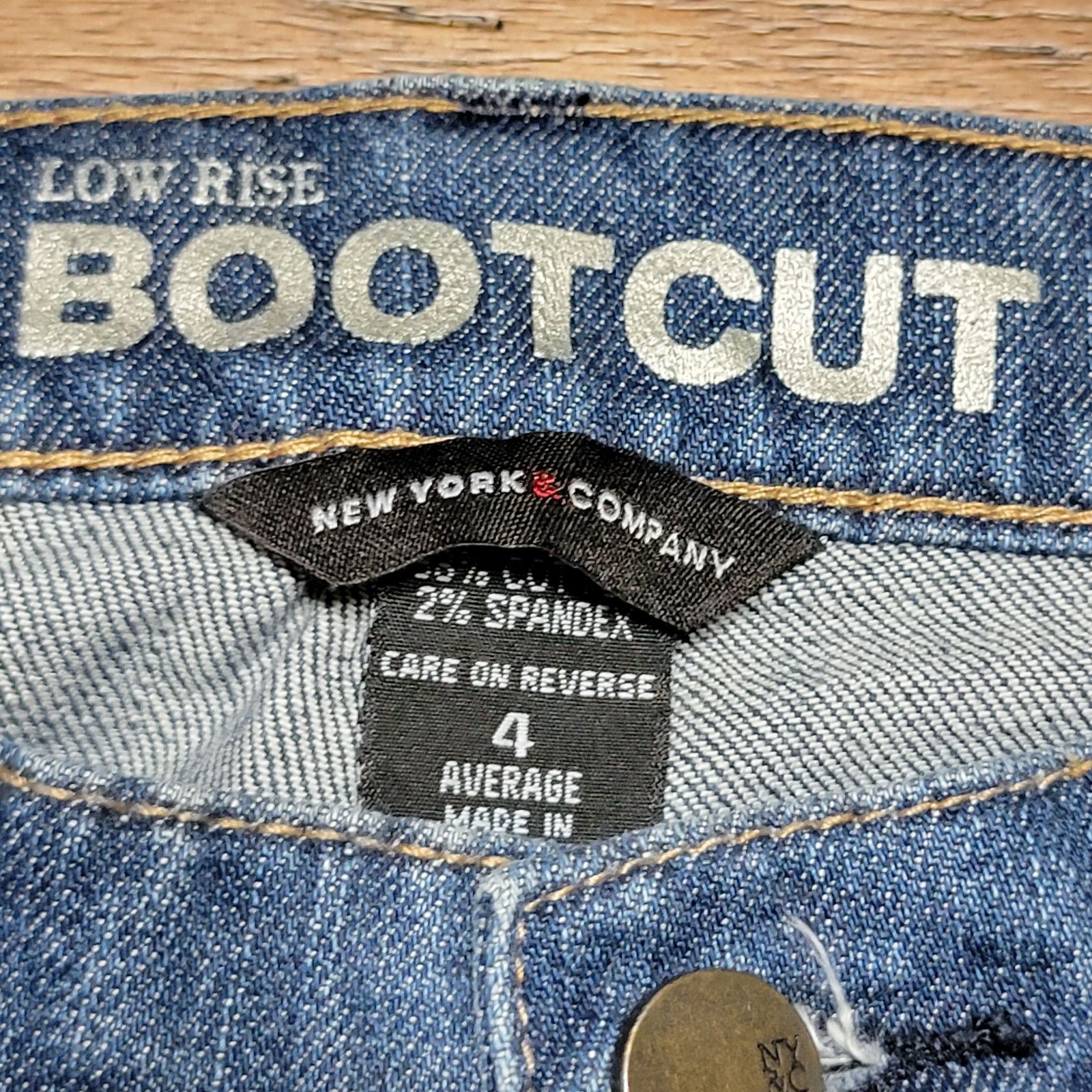 Other New York & Company Low Rise Boot Cut Denim Jeans - 4 Average Size 27" / US 4 / IT 40 - 5 Thumbnail