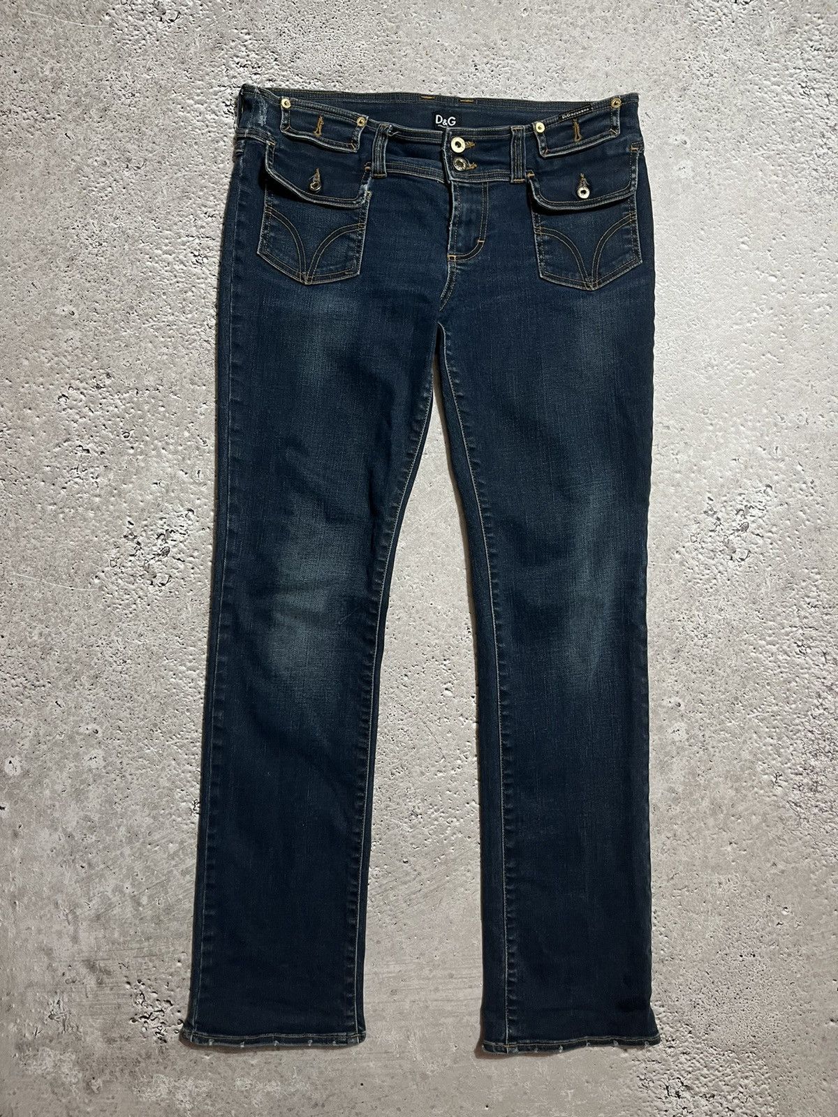 Dolce & Gabbana Vintage Dolce & Gabana Avant Garde Woman’s Jeans Pants Size 32" / US 10 / IT 46 - 1 Thumbnail
