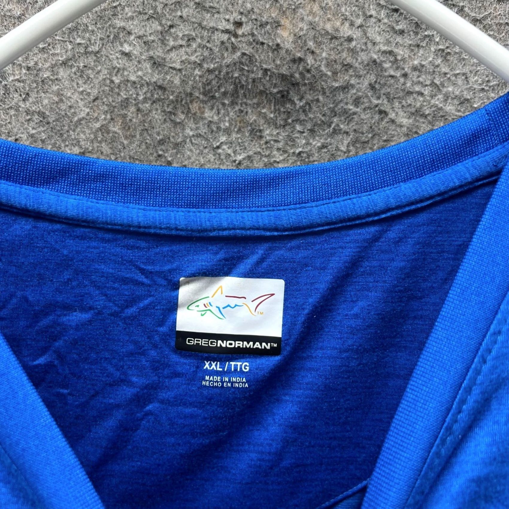 Vintage Greg Norman Shirt Mens XXL Blue Long Sleeve Crewneck Cotton Texports Logo Shirt Size US XXL / EU 58 / 5 - 5 Thumbnail