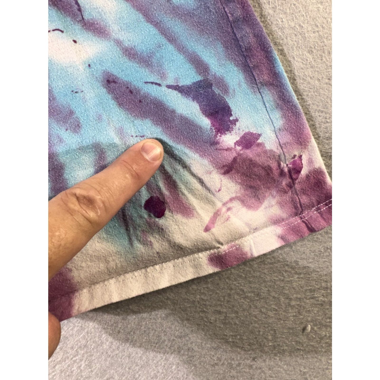 Vintage Fall Out Boy Shirt Mens 2XL Tie Dye Purple Blue Band Graphic Tee Manhead Cotton Size US XXL / EU 58 / 5 - 5 Thumbnail