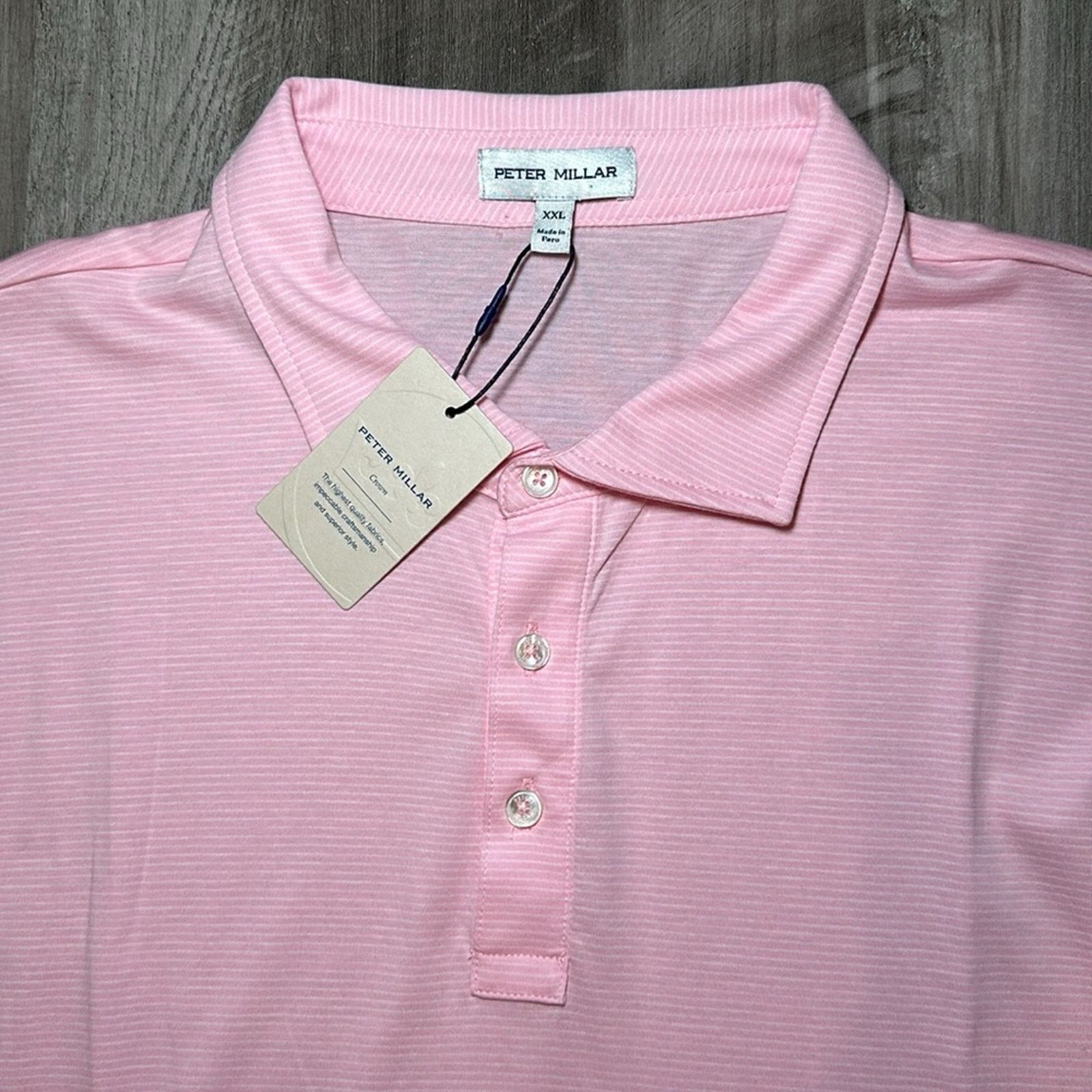 Peter Millar Peter Millar Crown Pilot Mill Haynes Stripe Polo - 2XL Size US XXL / EU 58 / 5 - 5 Thumbnail