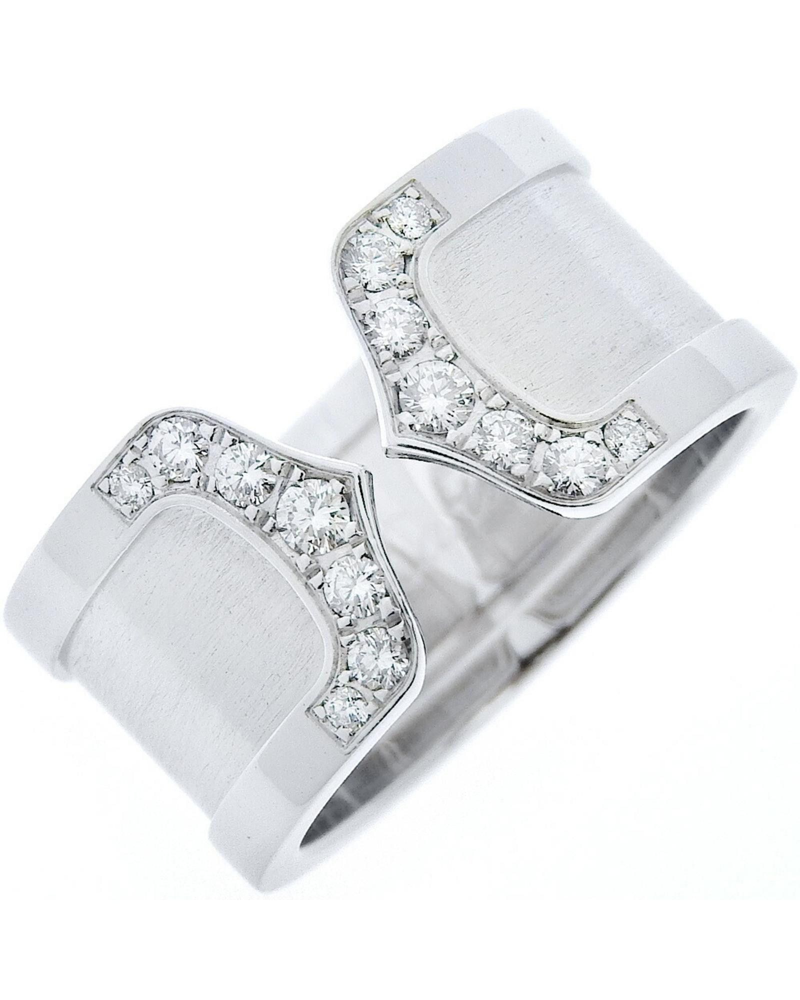 image of Cartier C2 Band Ring in Silver, Women's