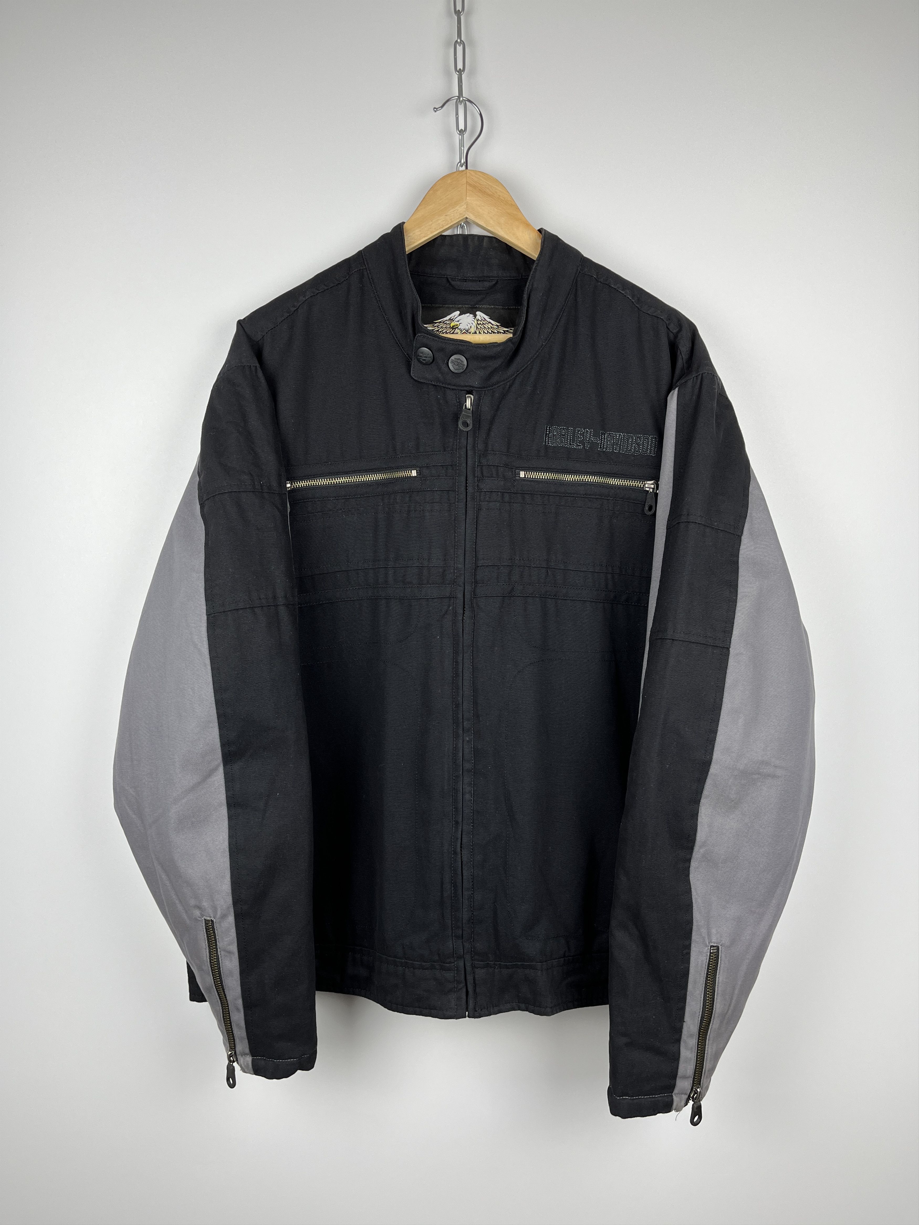 Harley Davidson × Indian Motorcycle Harley-Davidson Vintage Motorcycles Jacket 00's Racing Y2K Size US XL / EU 56 / 4 - 13 Thumbnail