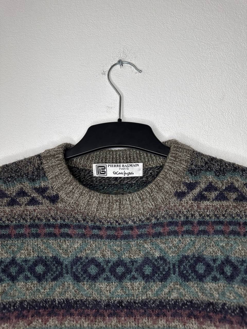 Pierre Balmain Pierre Balmain Paris Wool Blend Knit Sweater Patterned 90s Size US S / EU 44-46 / 1 - 3 Thumbnail