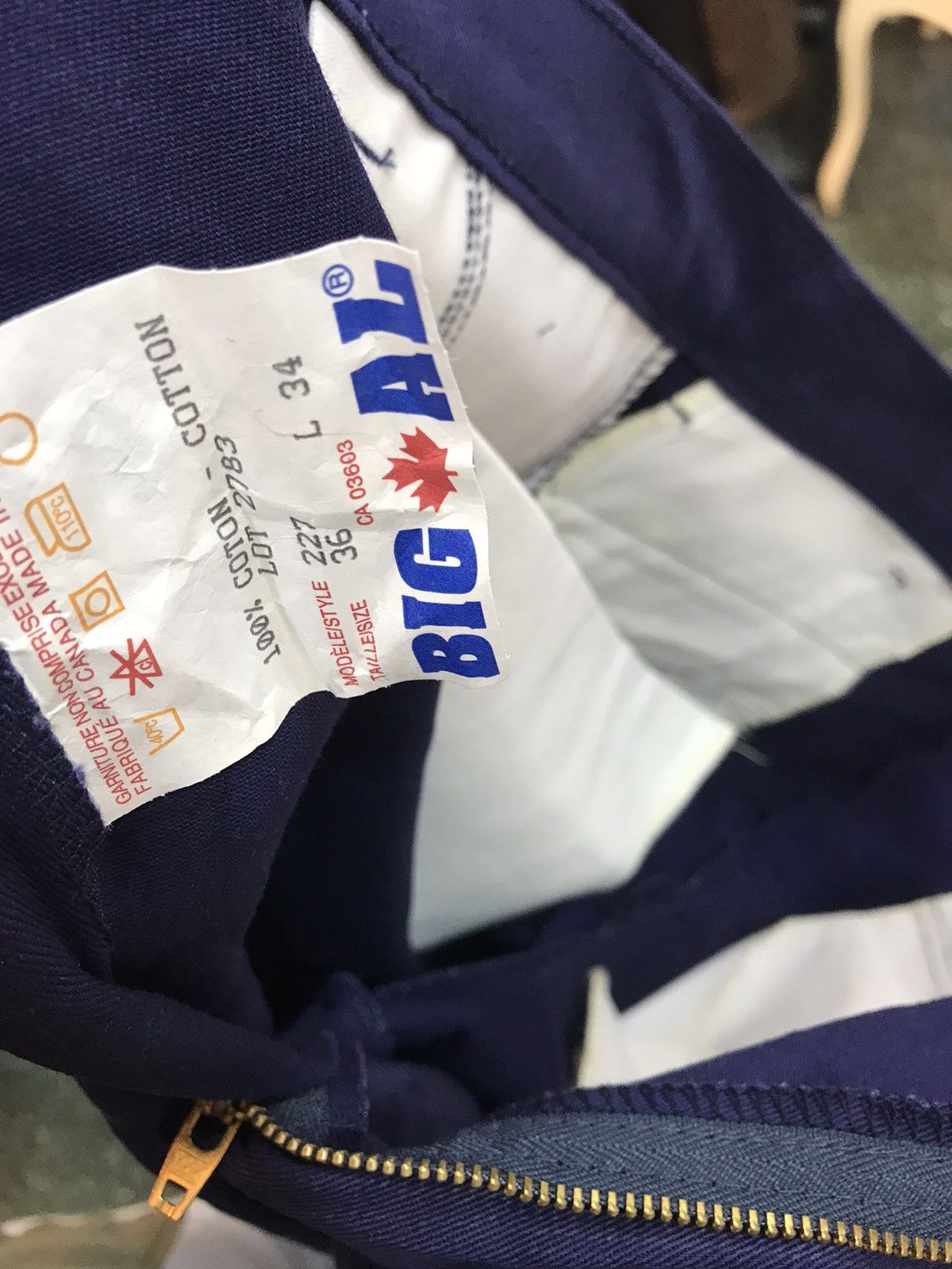 Other COTTON TWILL MADE IN CANADA NWT STRAIGHT LEG CHORE PANTS Size US 36 / EU 52 - 7 Thumbnail