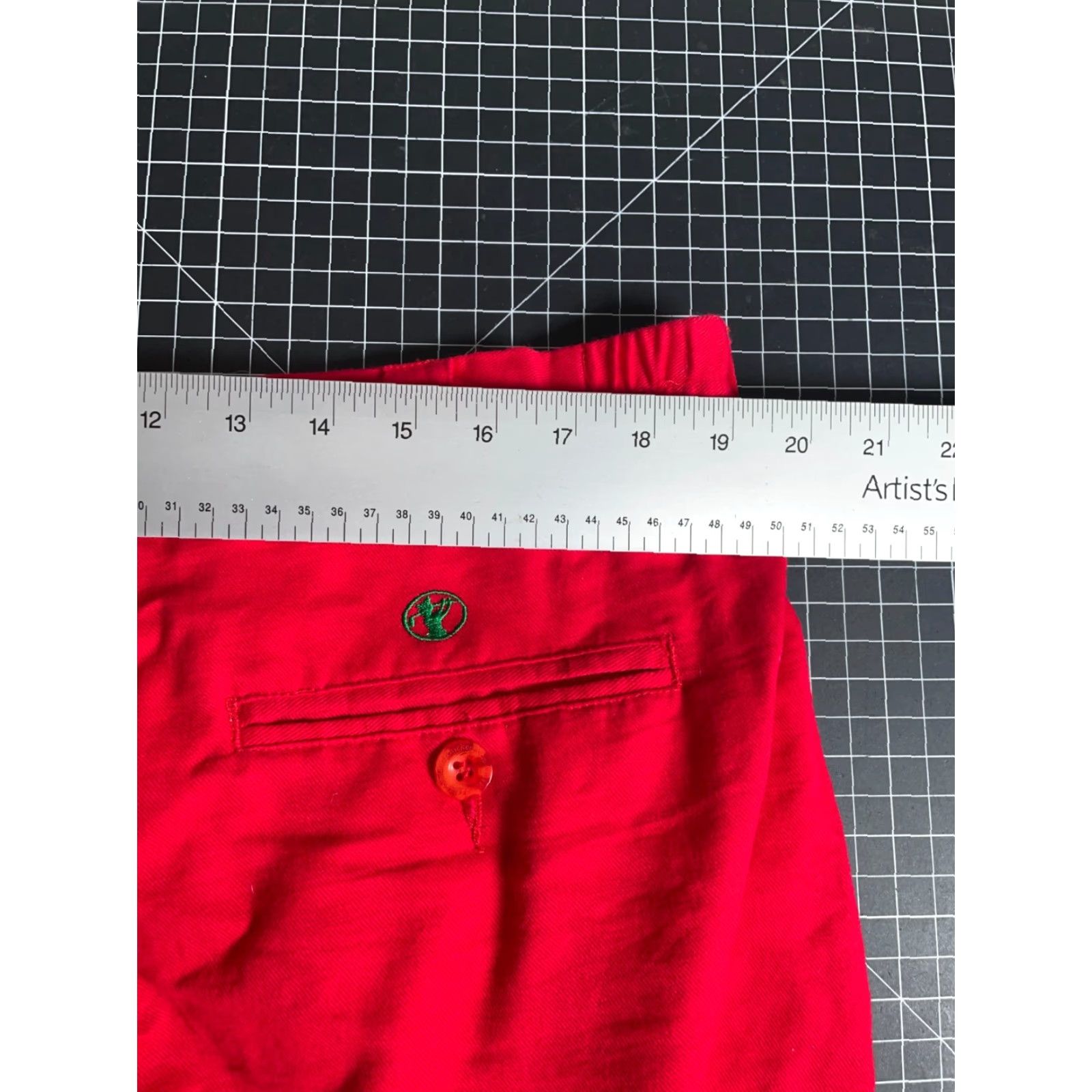 Vintage Golf Knickers Pants Mens 38 x 22 Pleated Red Green Lightweight Chino Tapered High Rise Casual Vintage No Size US 38 / EU 54 - 5 Thumbnail