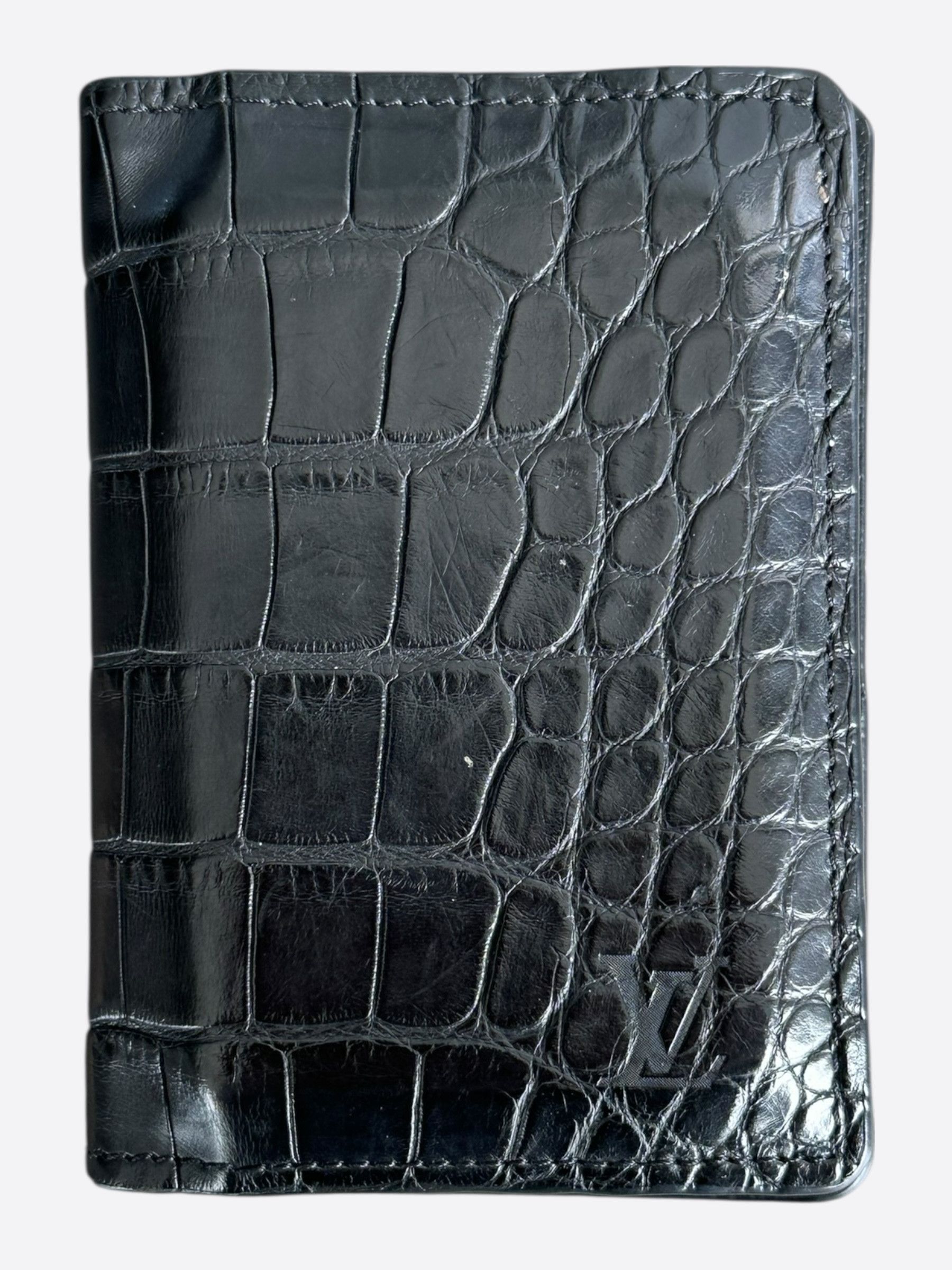 Louis Vuitton Black Crocodile Pocket Organizer