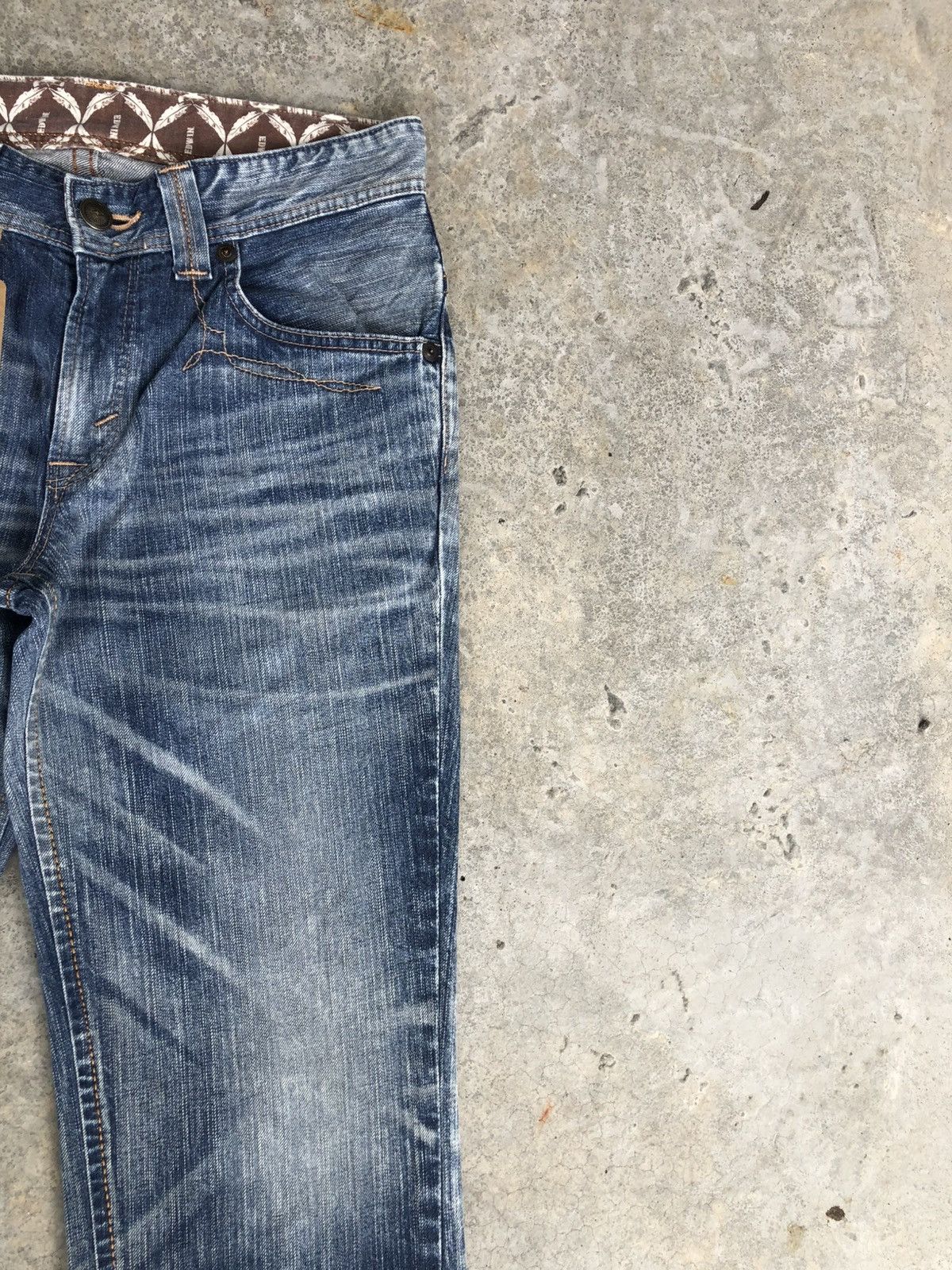 If Six Was Nine Japanese Edwin XU Flared Jeans Distressed Jeans Size US 31 - 5 Thumbnail