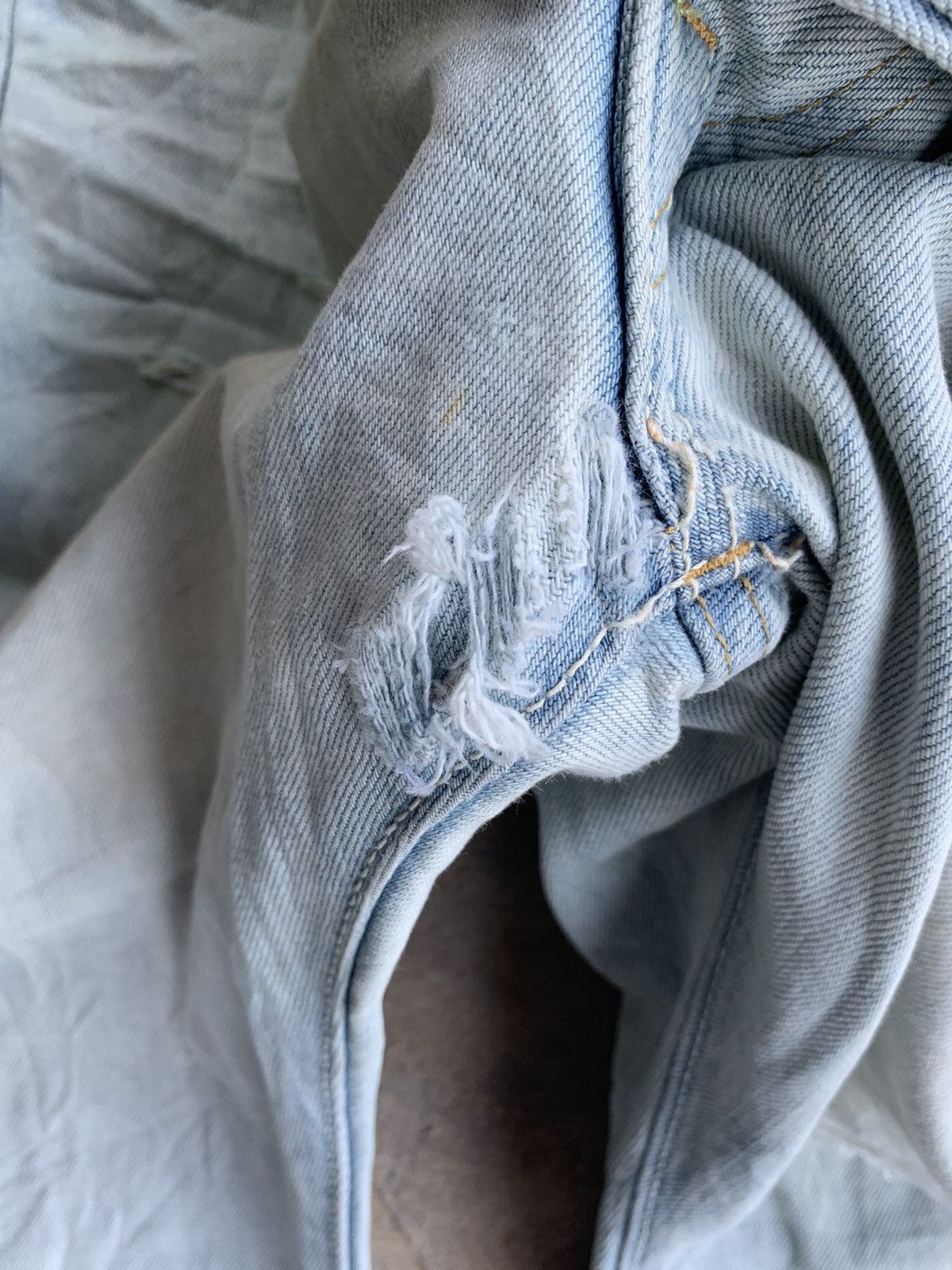 02DERIV. × Japanese Brand O2DERIV. japanese Brand Distressed Denim Size US 30 / EU 46 - 12 Thumbnail