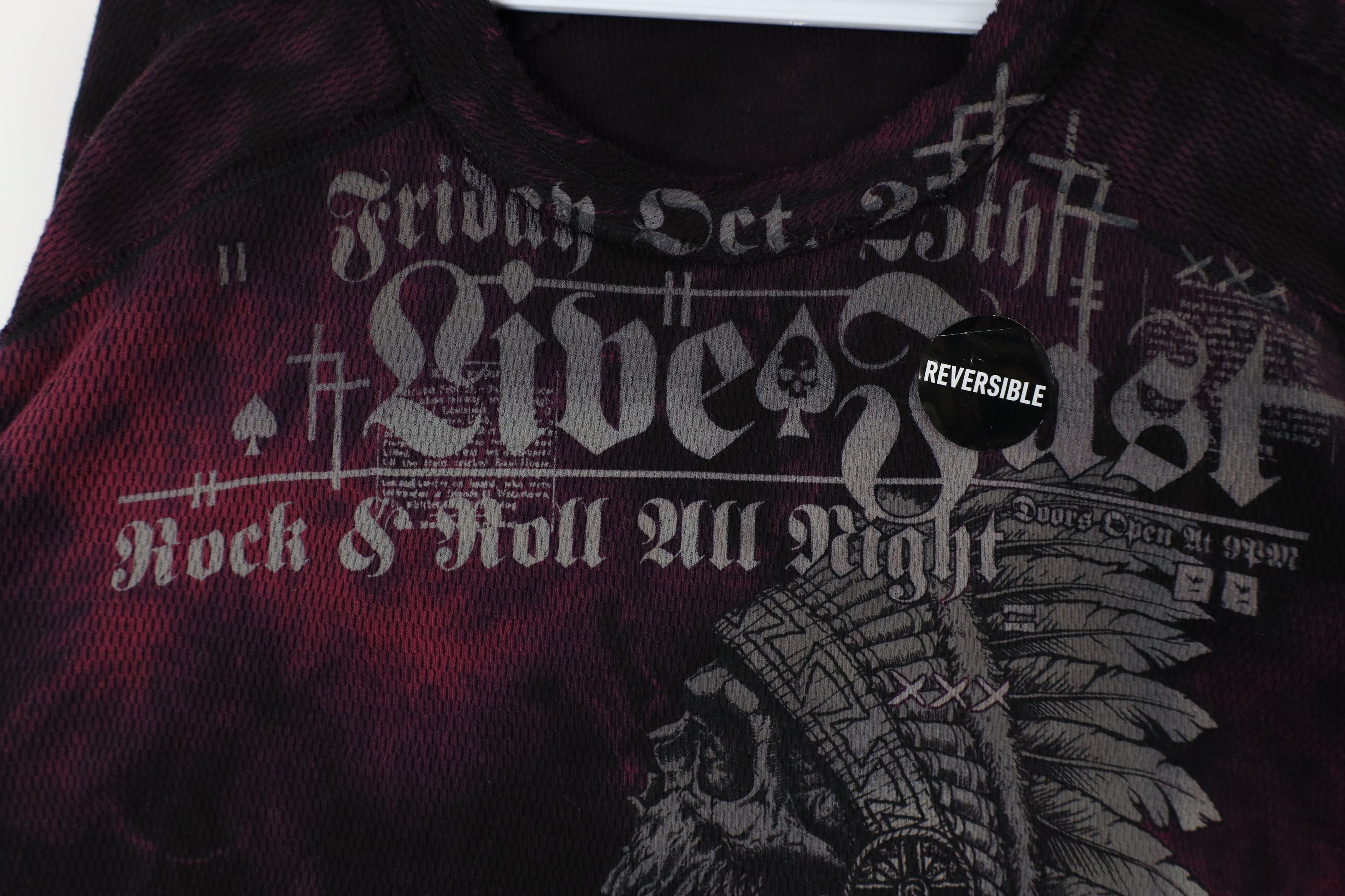 Affliction × Vintage Deadstock Vintage Affliction Reversible Thermal T-Shirt Size US XXL / EU 58 / 5 - 4 Thumbnail