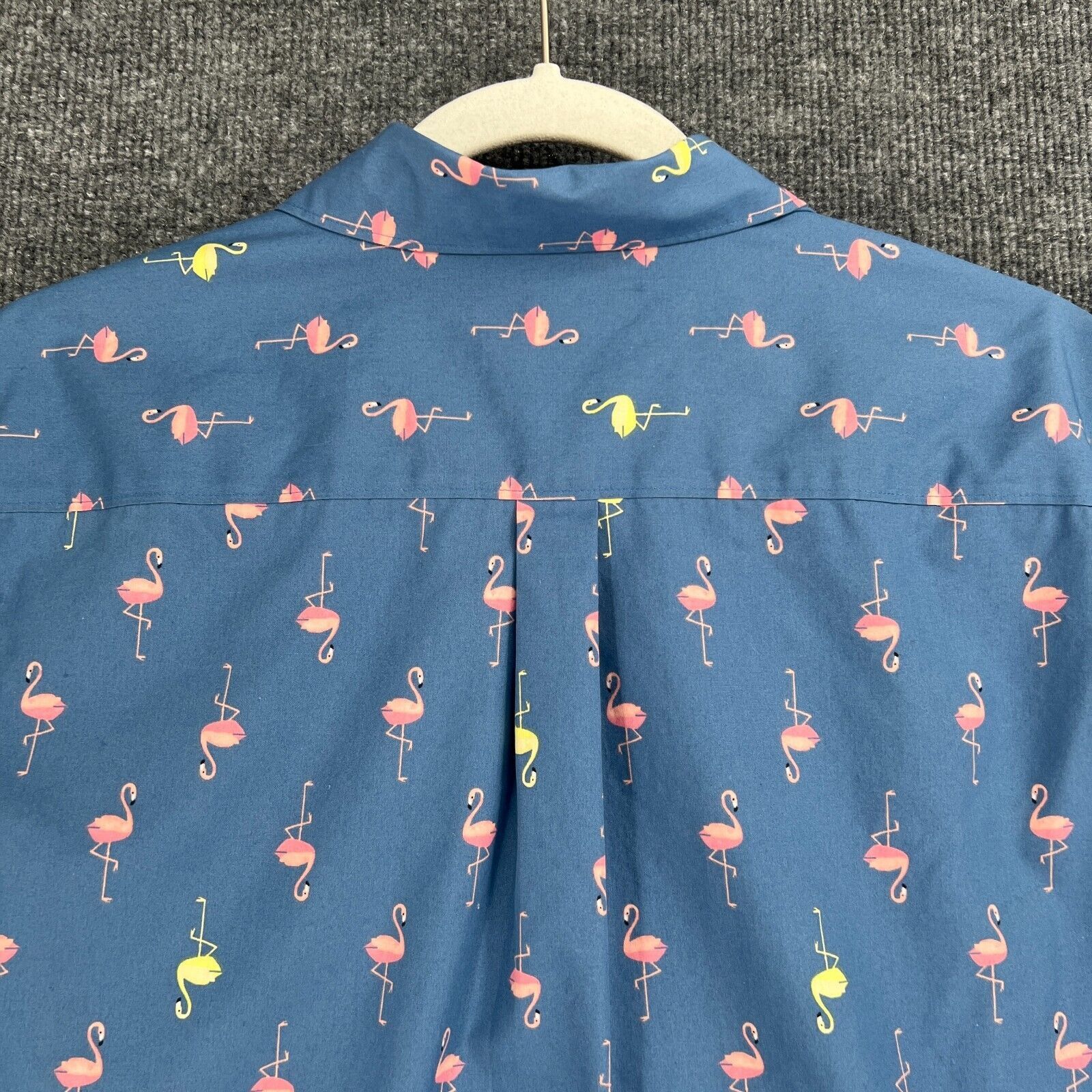 Lands' End Lands End No Iron Supima Short Sleeve Shirt Flamingo Size 14 Size XL / US 12-14 / IT 48-50 - 5 Thumbnail