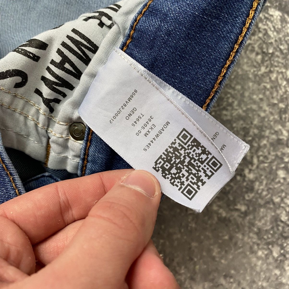 True Religion × Vintage Vintage True Religion Big Logo y2k opium hype denim jeans Size US 31 - 19 Thumbnail