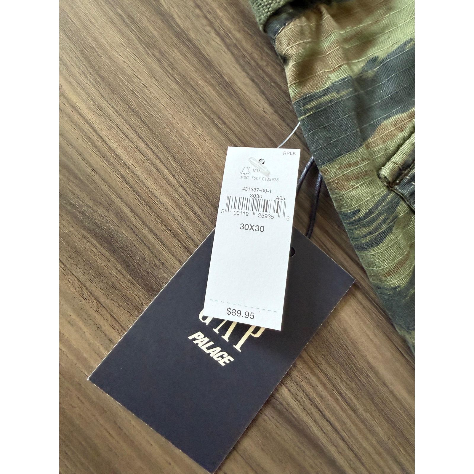 Gap Palace x Gap Cargo Pants Camo Tiger NWT Size US 30 / EU 46 - 7 Thumbnail