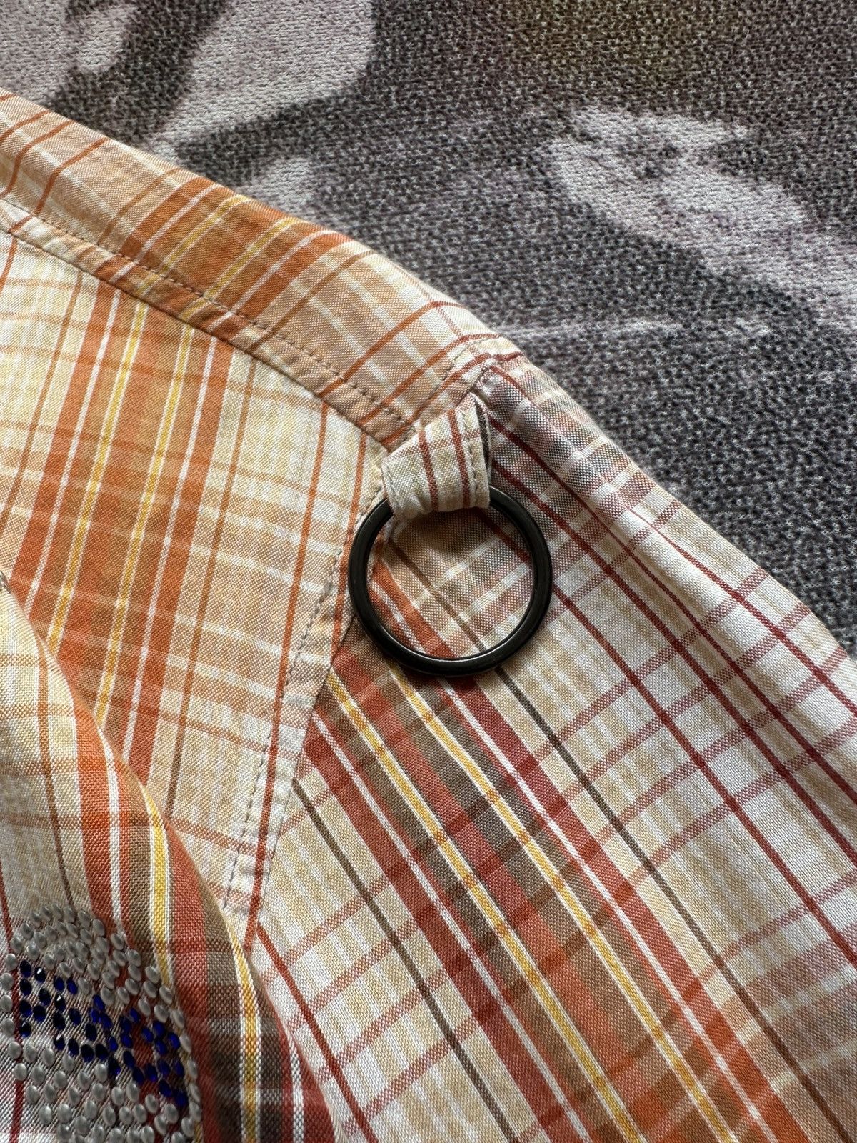 roarguns 2006SS - Roarguns “ Love & Peace “ shadow plaid shirt Size US M / EU 48-50 / 2 - 8 Thumbnail