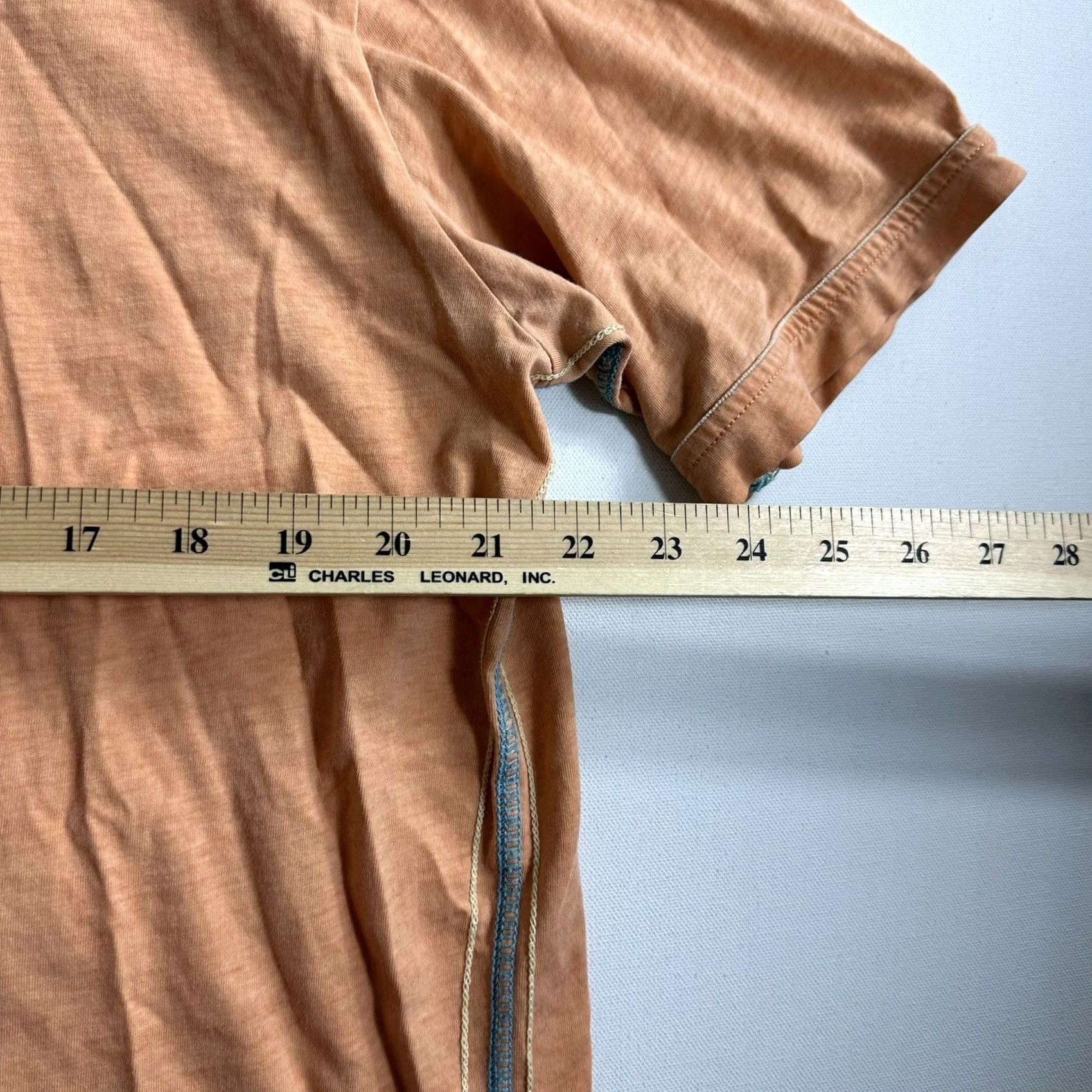 Tommy Bahama Tommy Bahama Jeans Island Modern Fit Cotton Orange Polo Shirt Men XL Distressed Size US XL / EU 56 / 4 - 6 Thumbnail