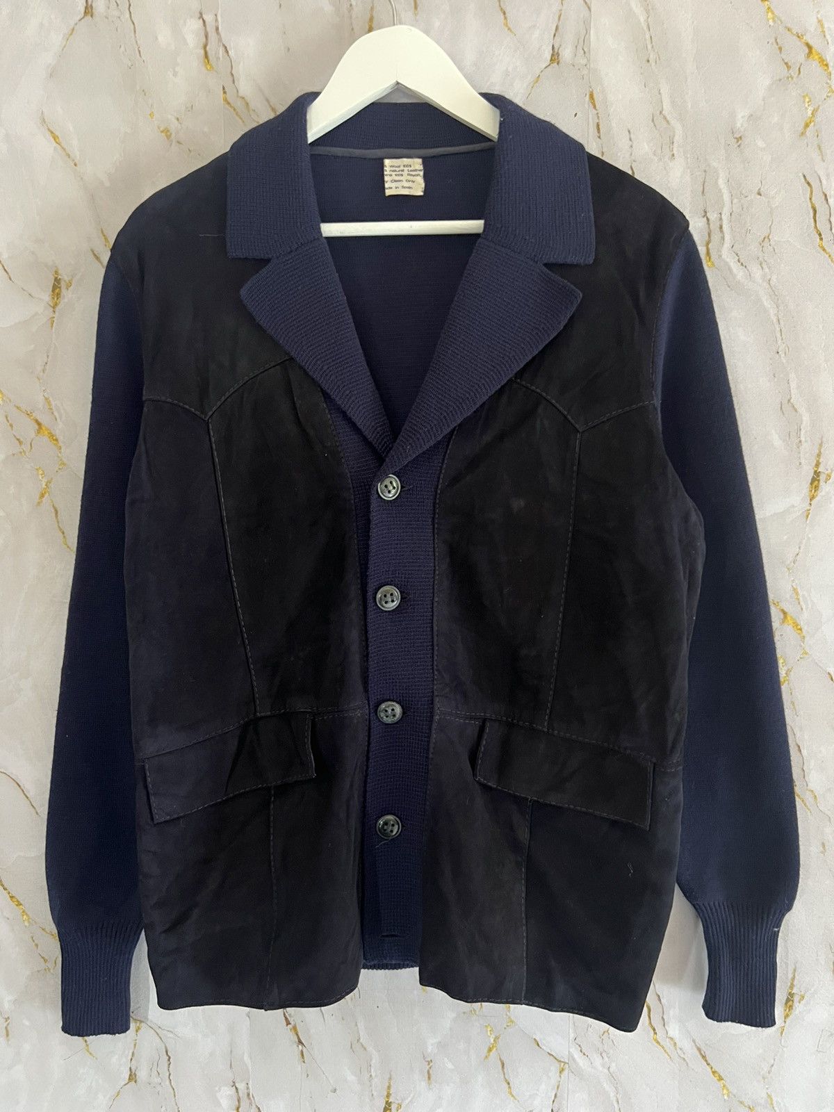 Vintage VINTAGE LEATHER JACKET Size US M / EU 48-50 / 2 - 1 Thumbnail