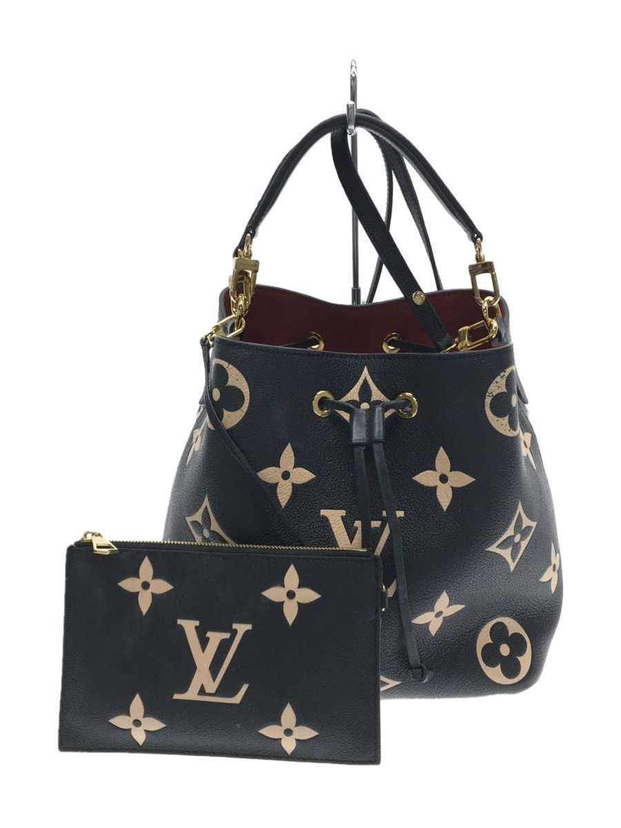Louis Vuitton NeoNoe Implant Bicolor Shoulder Bag Black