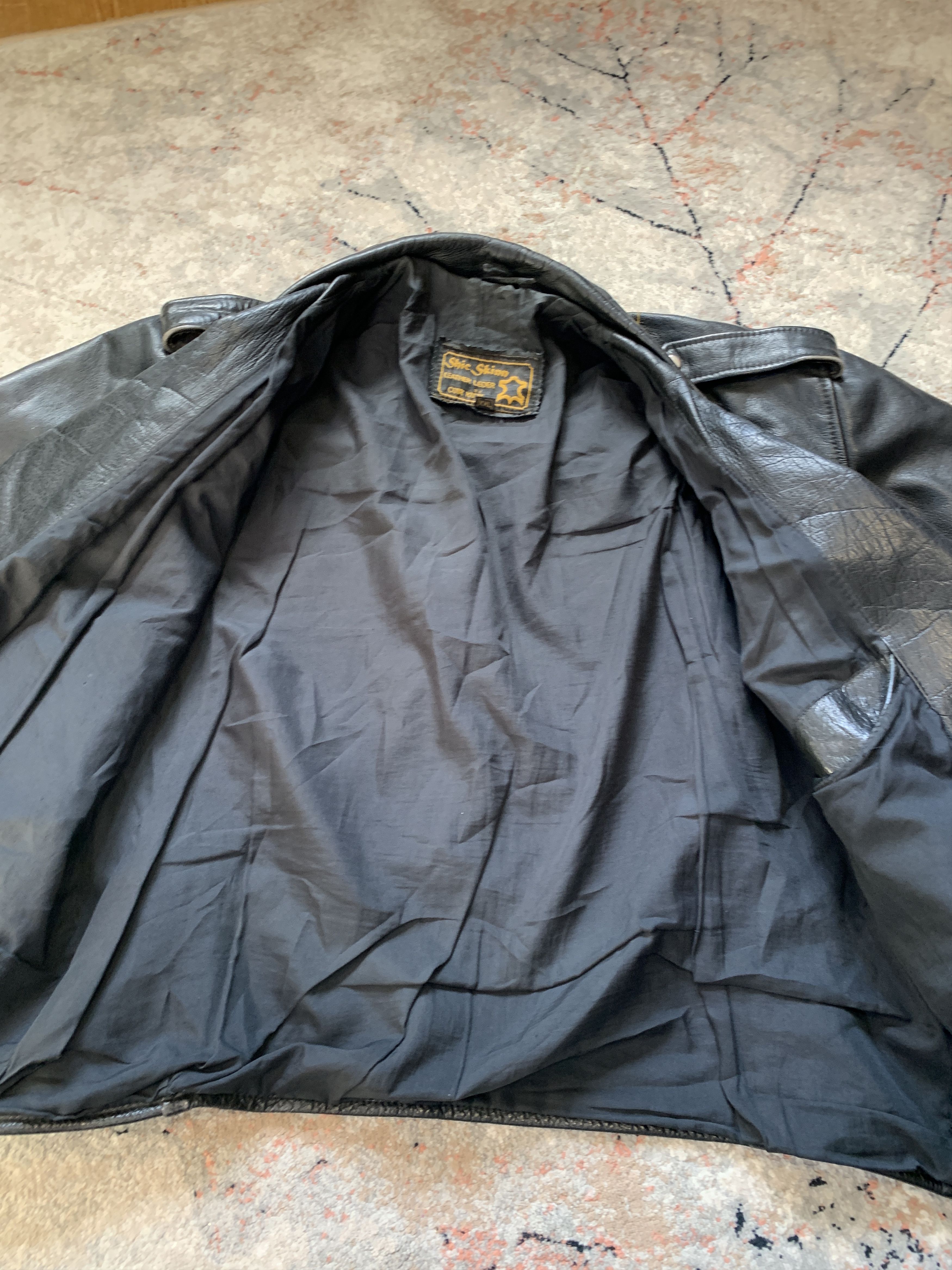 Vintage Vintage SHIC SKINN Moto Biker Leather Jacket Size US XXL / EU 58 / 5 - 12 Thumbnail