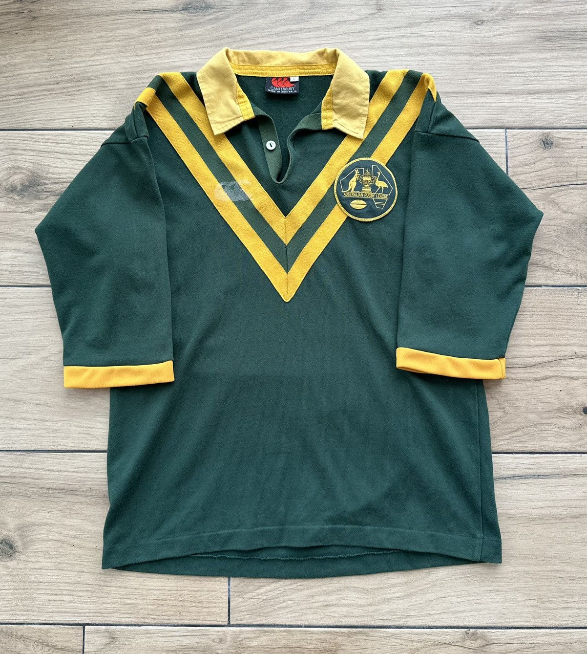 Canterbury of New Zealand × Vintage Australia Canterbury Vintage Rugby Shirt Men's Size L Size US L / EU 52-54 / 3 - 1 Thumbnail