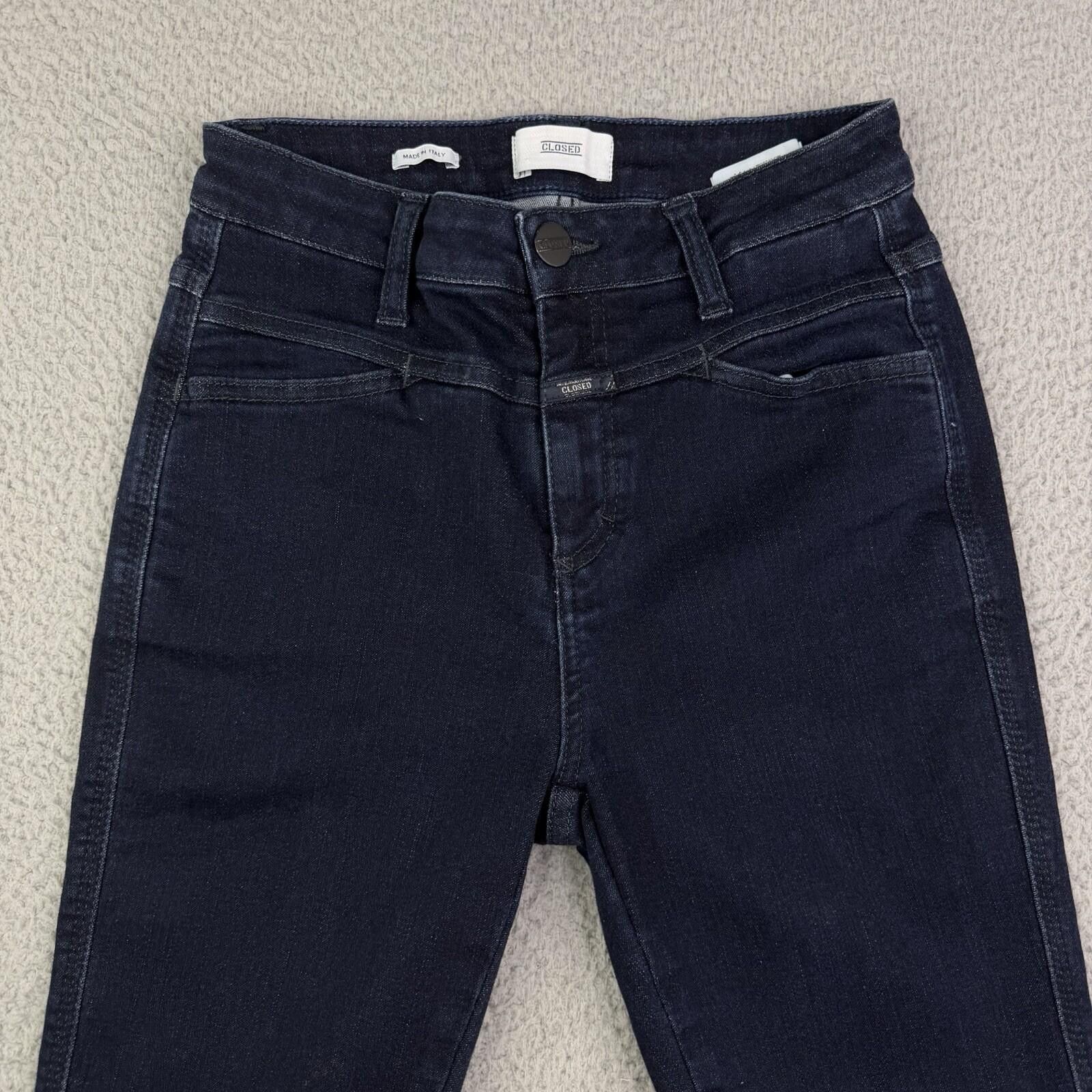 CLOSED CLOSED Skinny Pusher Italy Blue Denim Jeans Women's 25x26.5 Size 25" / US 0 / IT 36 - 1 Thumbnail
