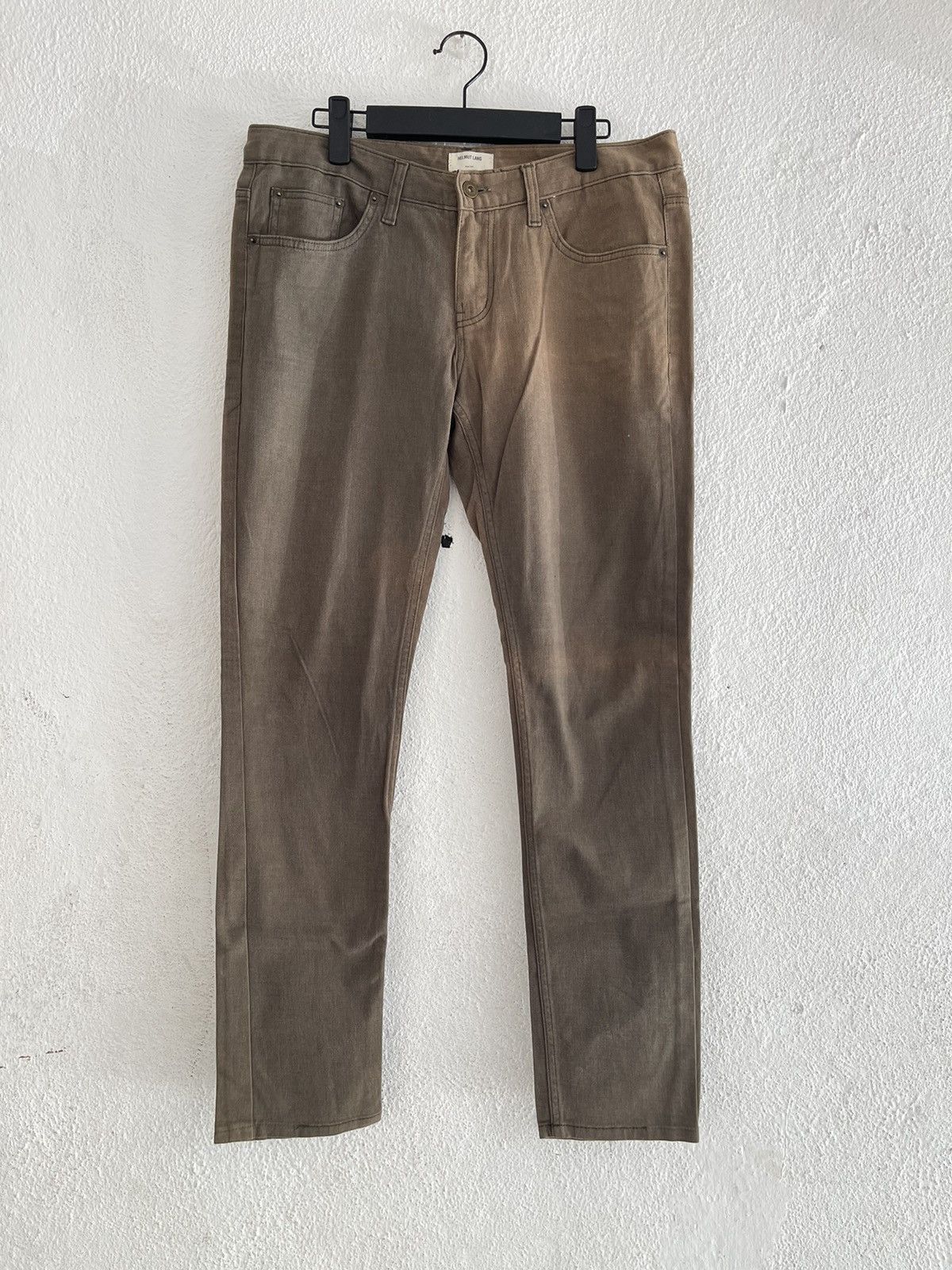 Helmut Lang Helmut Lang Fabric Dirty Pants Size US 34 / EU 50 - 1 Thumbnail