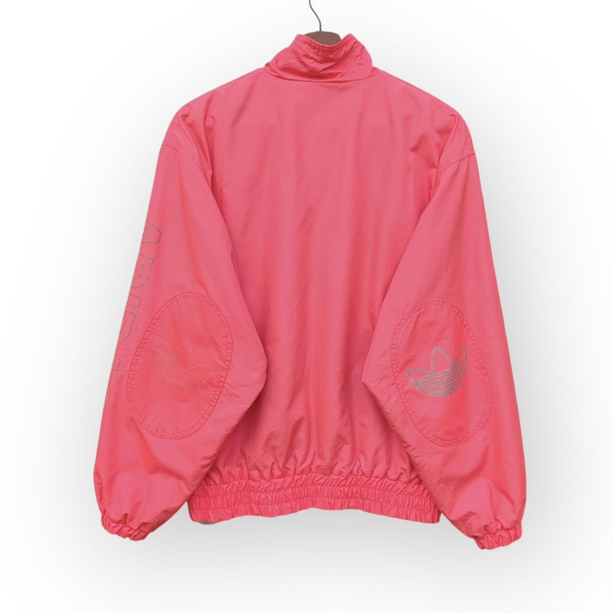 Vintage Vintage 90s Adidas Windbreaker Jacket Lining Fleece Size US L / EU 52-54 / 3 - 4 Thumbnail