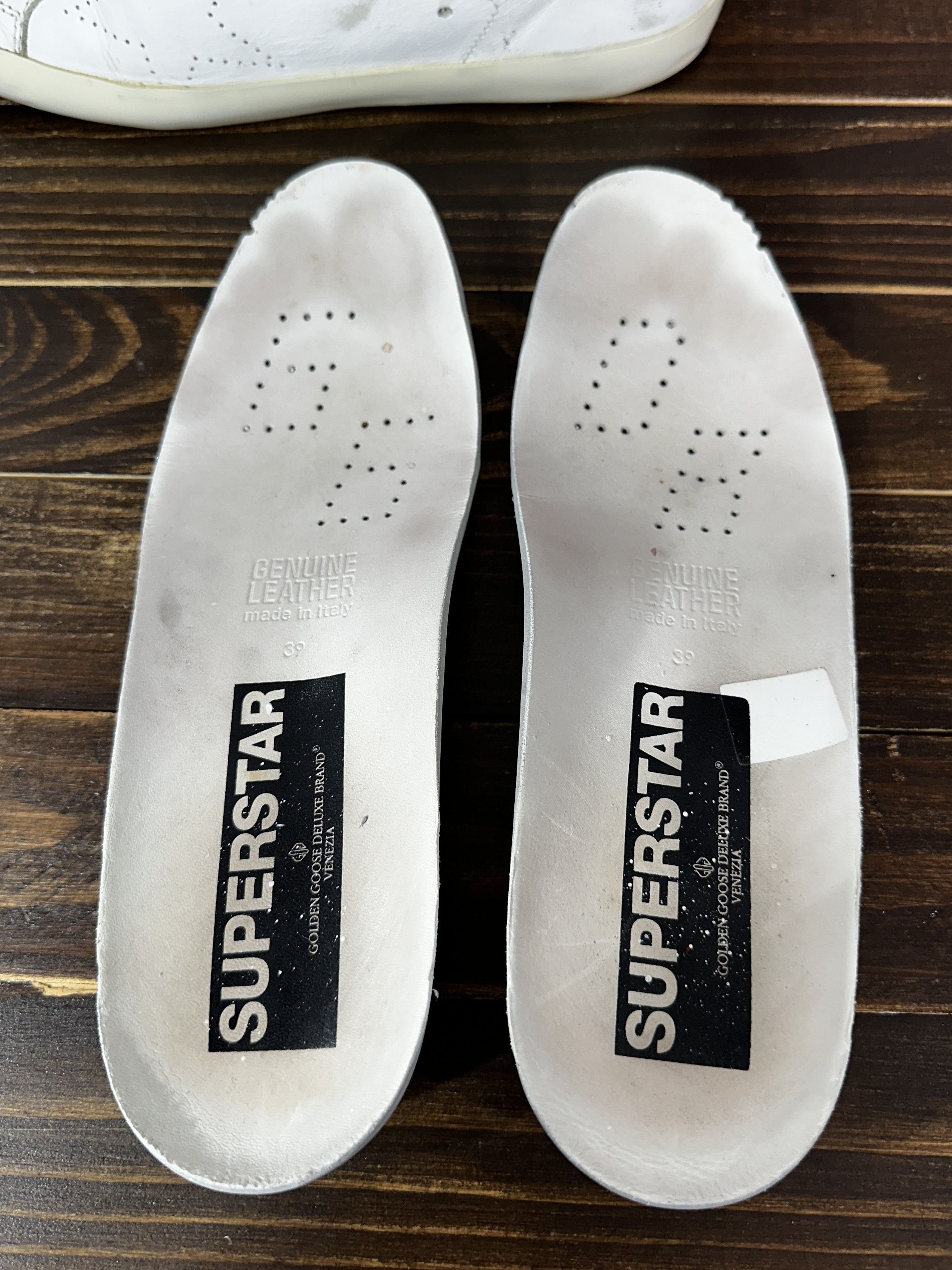 Golden Goose GOLDEN GOOSE Superstar NOBU LTD ED Leather Sneakers In Paint Size US 9 / IT 39 - 14 Thumbnail