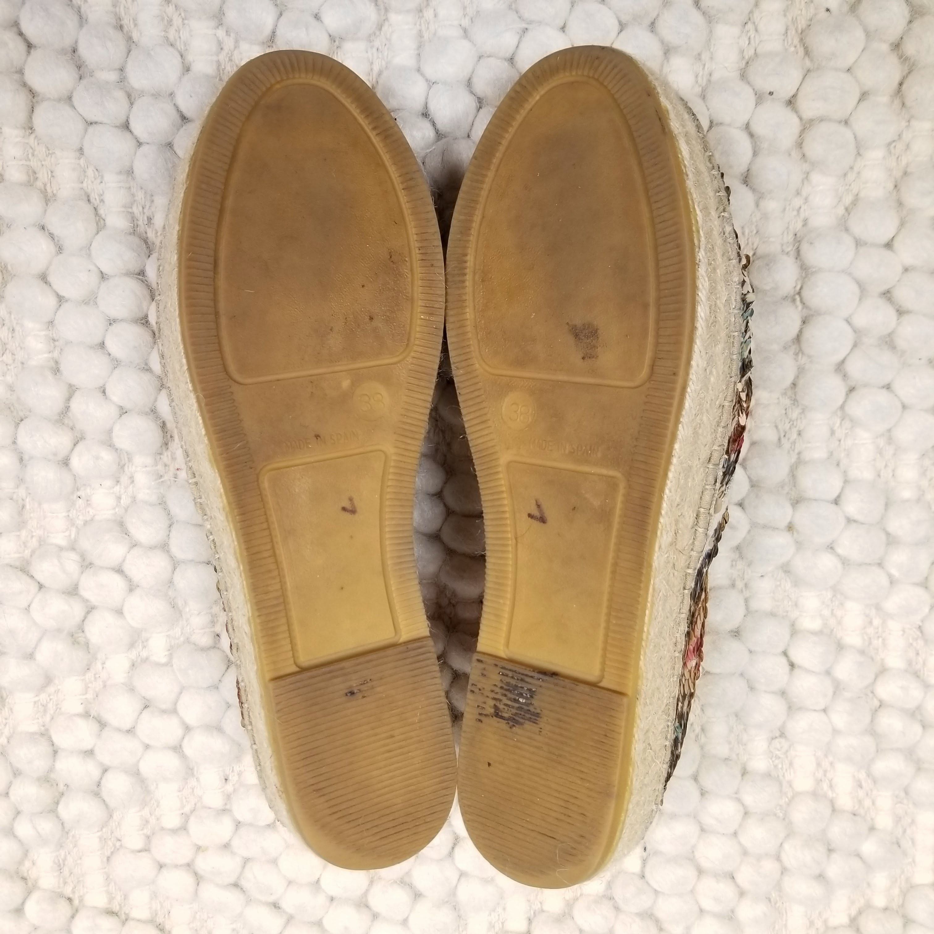 Other Toni Pons Slip-On Sequin Espadrilles Size US 7.5 / IT 37.5 - 7 Thumbnail
