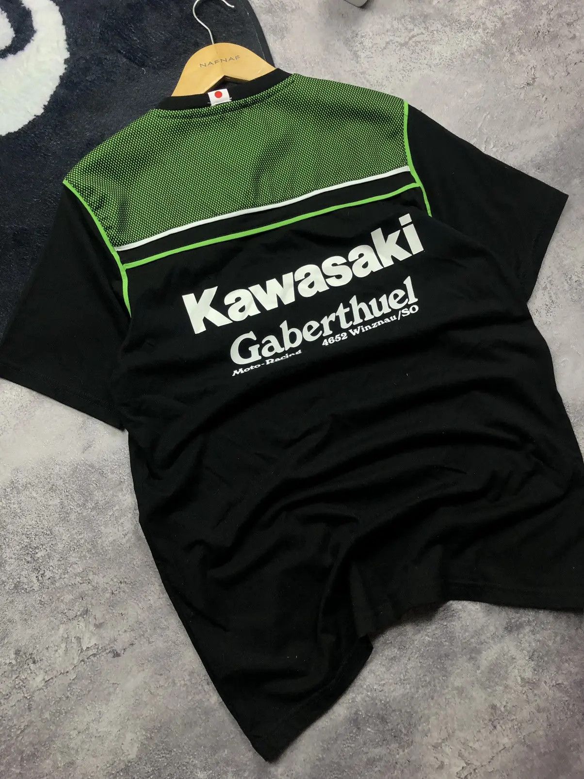 Vintage KAWASAKI Vintage T-Shirt Big Logo Motosports Racing Street Size US M / EU 48-50 / 2 - 10 Thumbnail