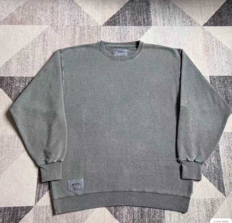 Wtaps Wtaps Embroidered Washed Round Collar Hoodie Size US S / EU 44-46 / 1 - 1 Thumbnail