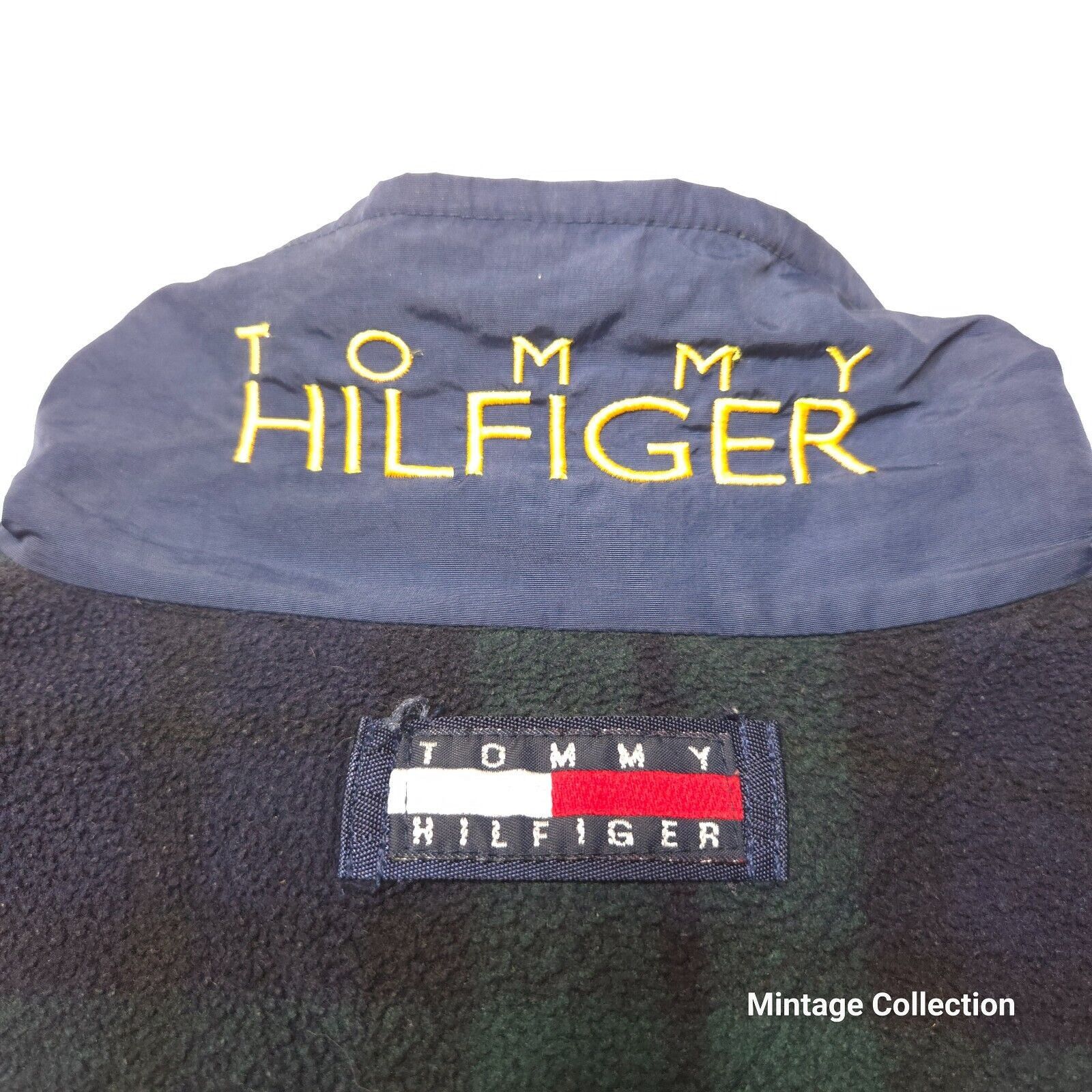 Tommy Hilfiger VINTAGE TOMMY HILFIGER GREEN PLAID TARTAN FULL ZIP JACKET XL Size US XL / EU 56 / 4 - 12 Thumbnail