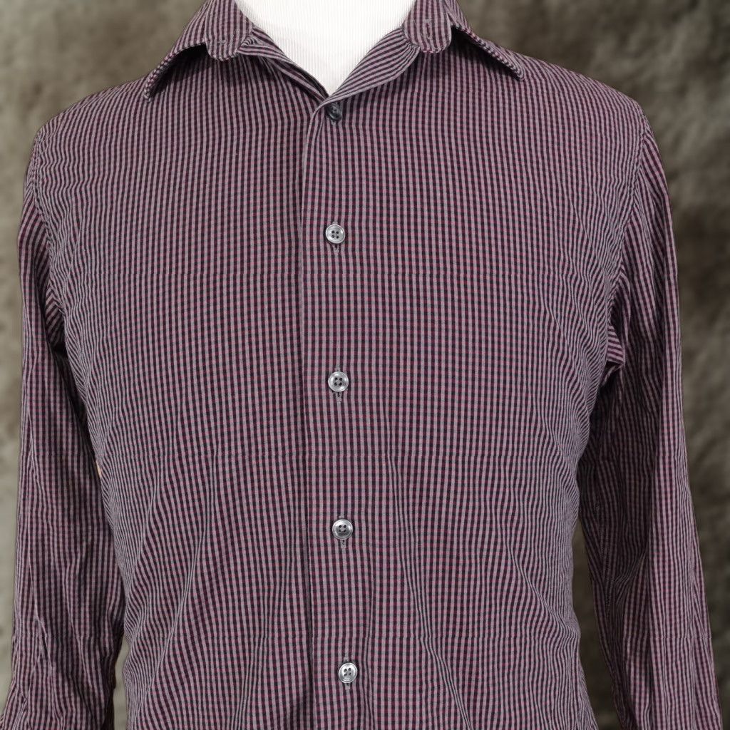 Apt. 9 VINTAGE APT 9 Shirt Men Medium Casual Cotton Checkered Long Sleeve Button-Up Size US M / EU 48-50 / 2 - 1 Thumbnail