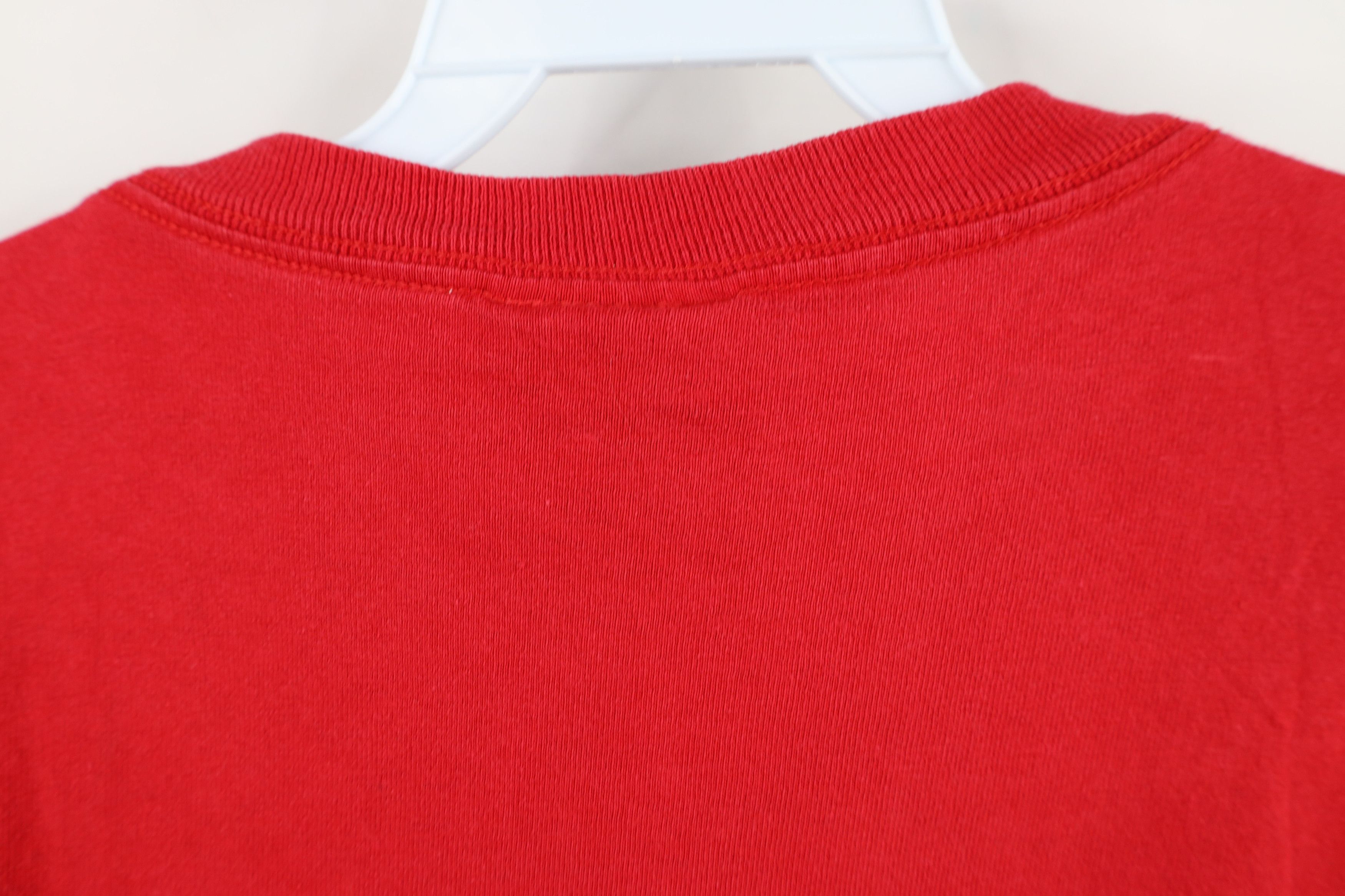 Nautica × Vintage Vintage 90s Nautica Sport Tech T-Shirt Red Cotton USA Size US L / EU 52-54 / 3 - 8 Thumbnail