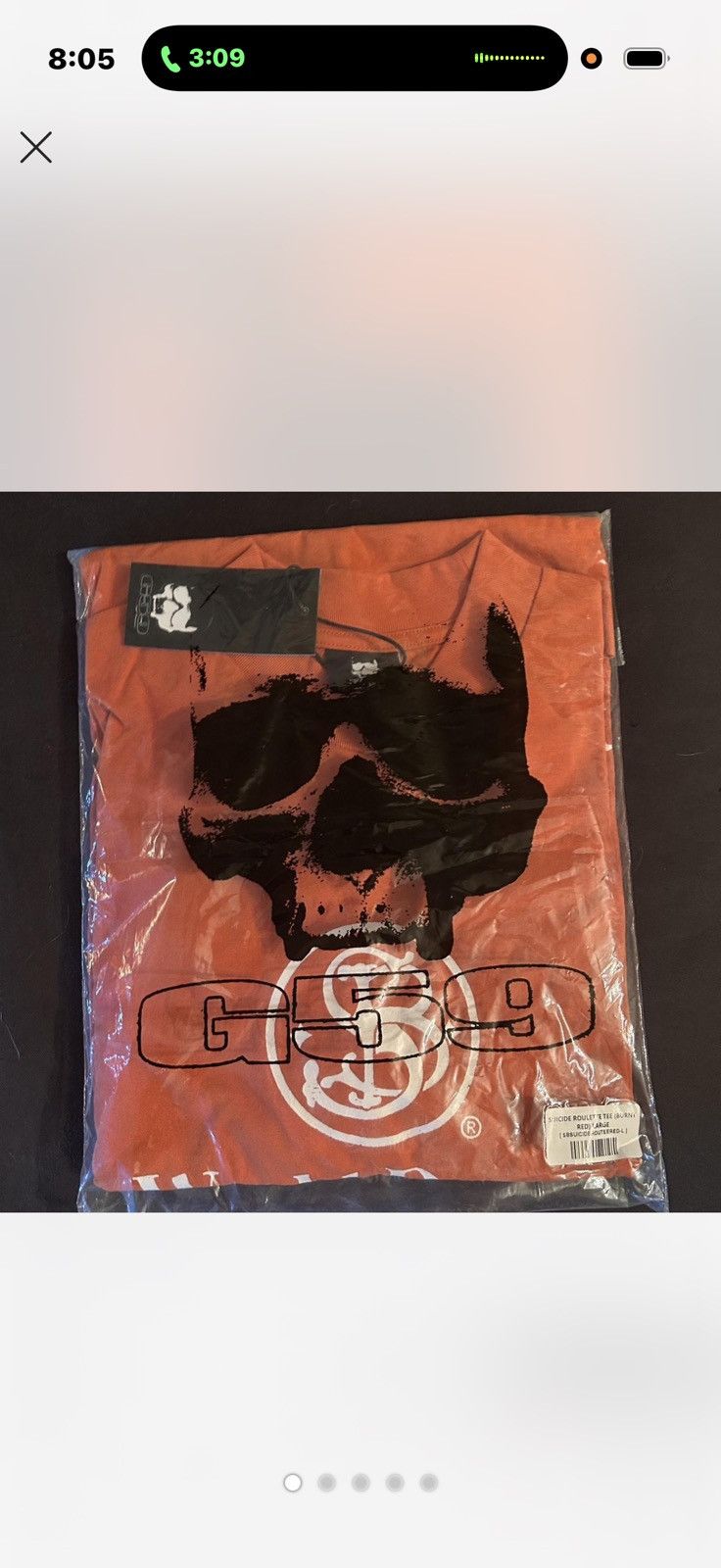 G59 Records G59 $uicideboy$ roulette tee Size L / US 10 / IT 46 - 4 Thumbnail