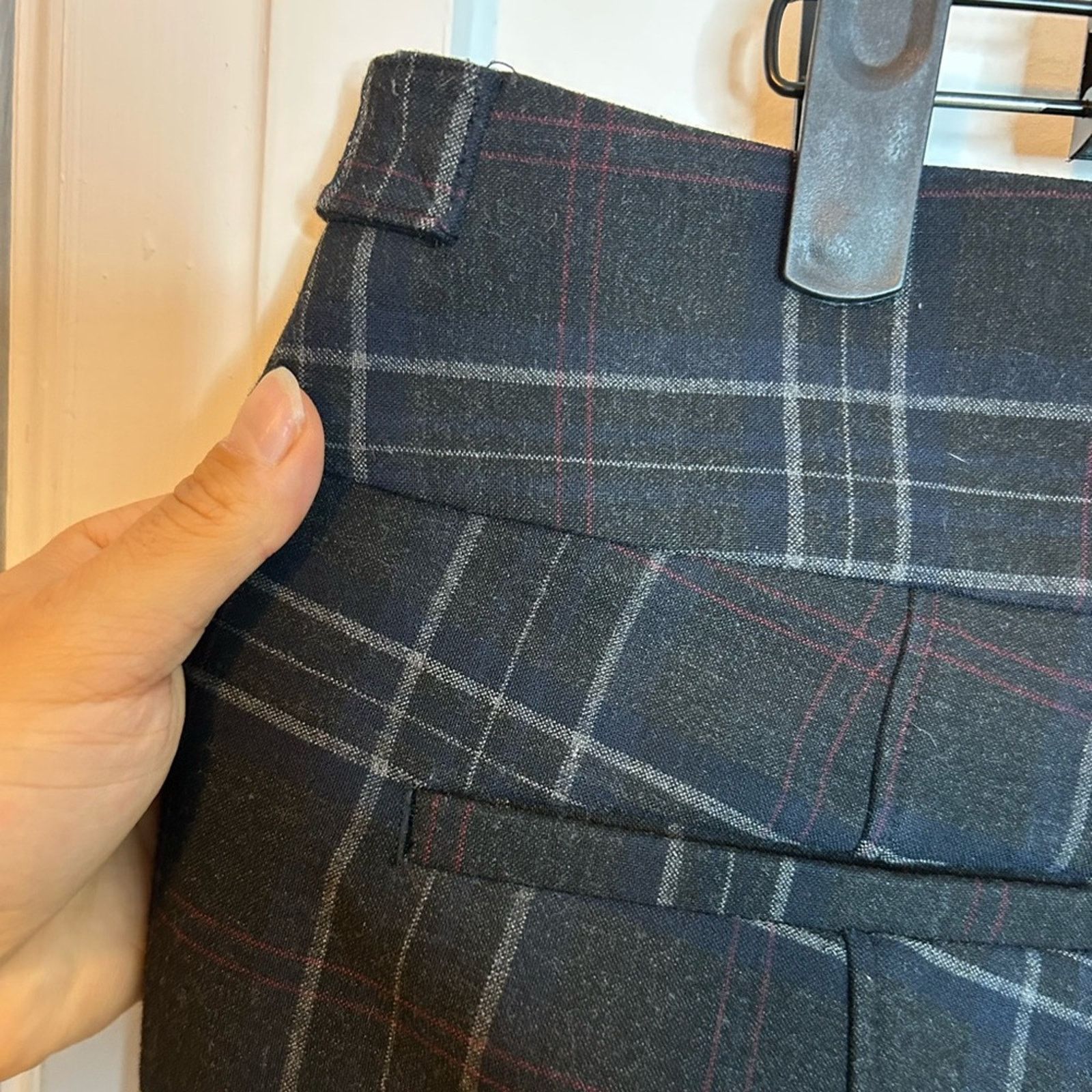 Loft Loft Plaid Marisa Skinny Trousers Size 28" / US 6 / IT 42 - 3 Thumbnail