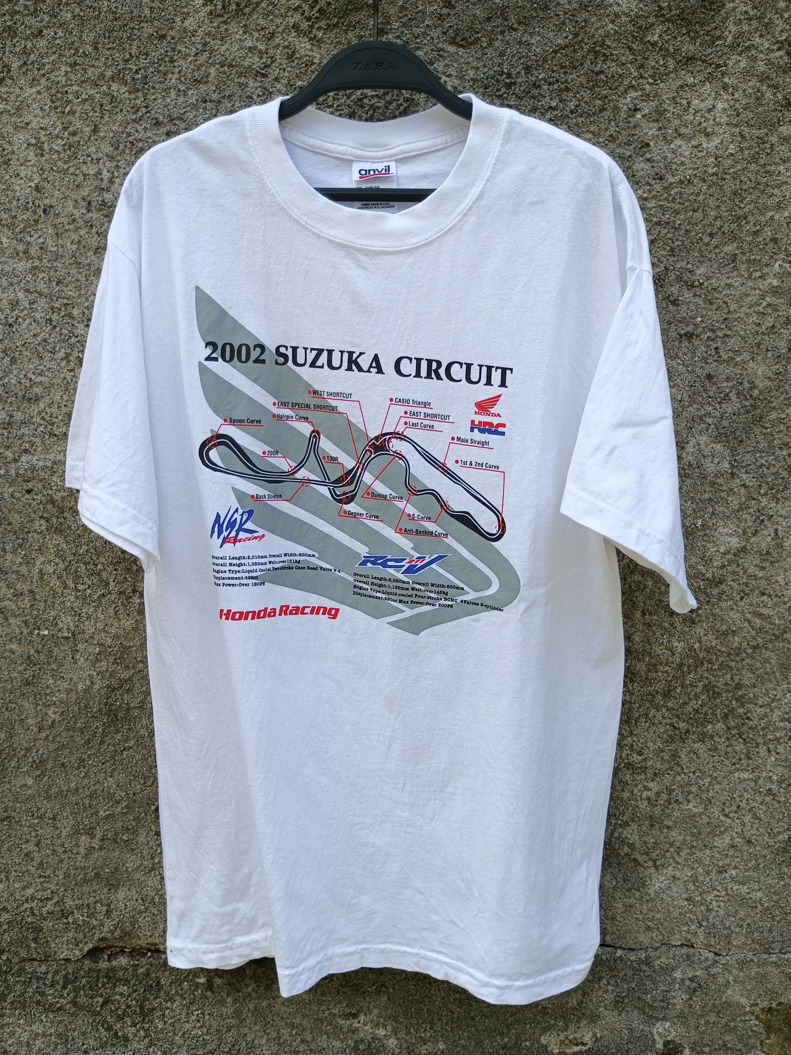Japanese Brand honda suzuka circuit tshirt Size US M / EU 48-50 / 2 - 1 Thumbnail