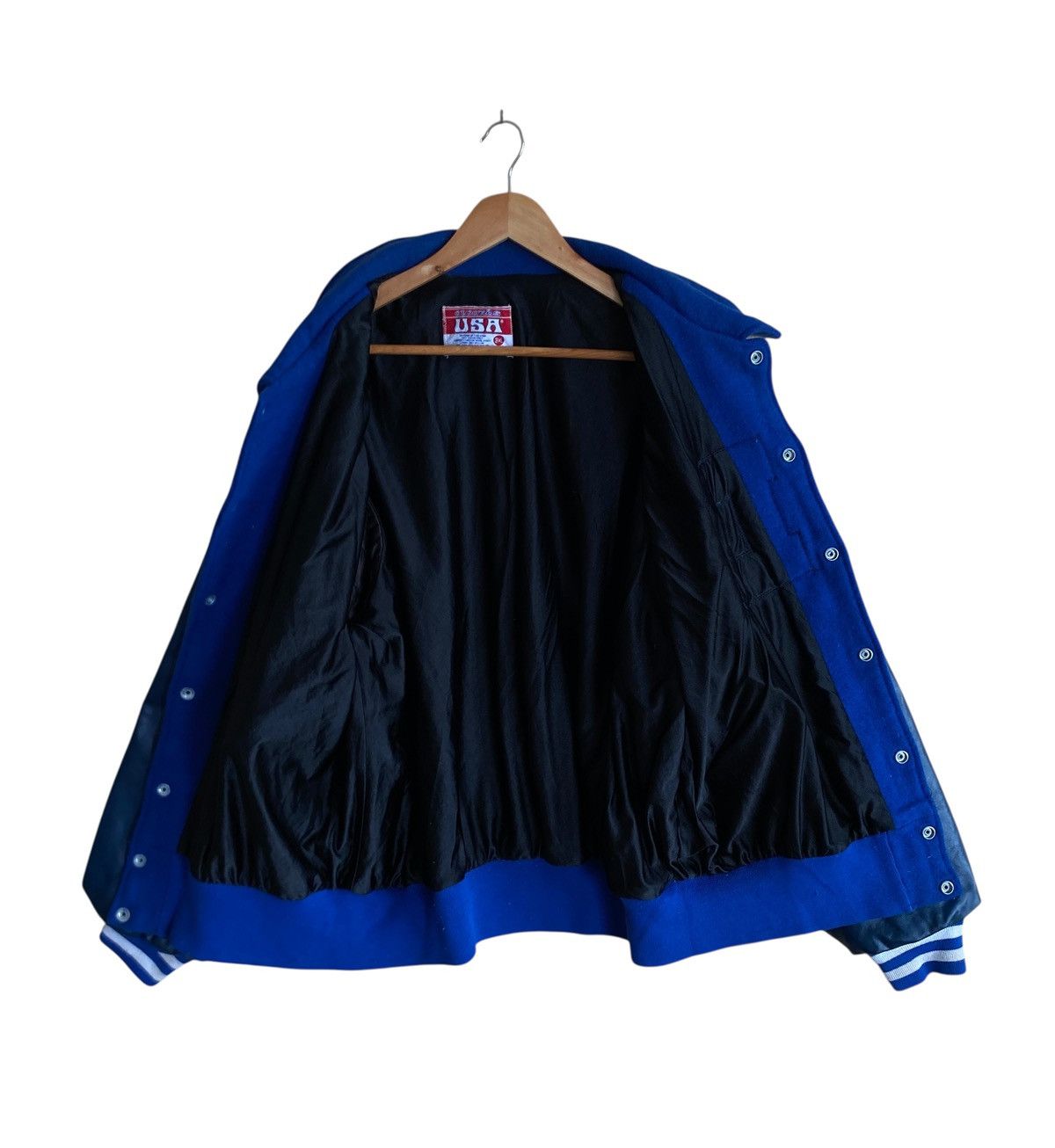 Vintage Vintage Brand Awards Leather Varsity Jacket 1970s Size US XXL / EU 58 / 5 - 3 Thumbnail